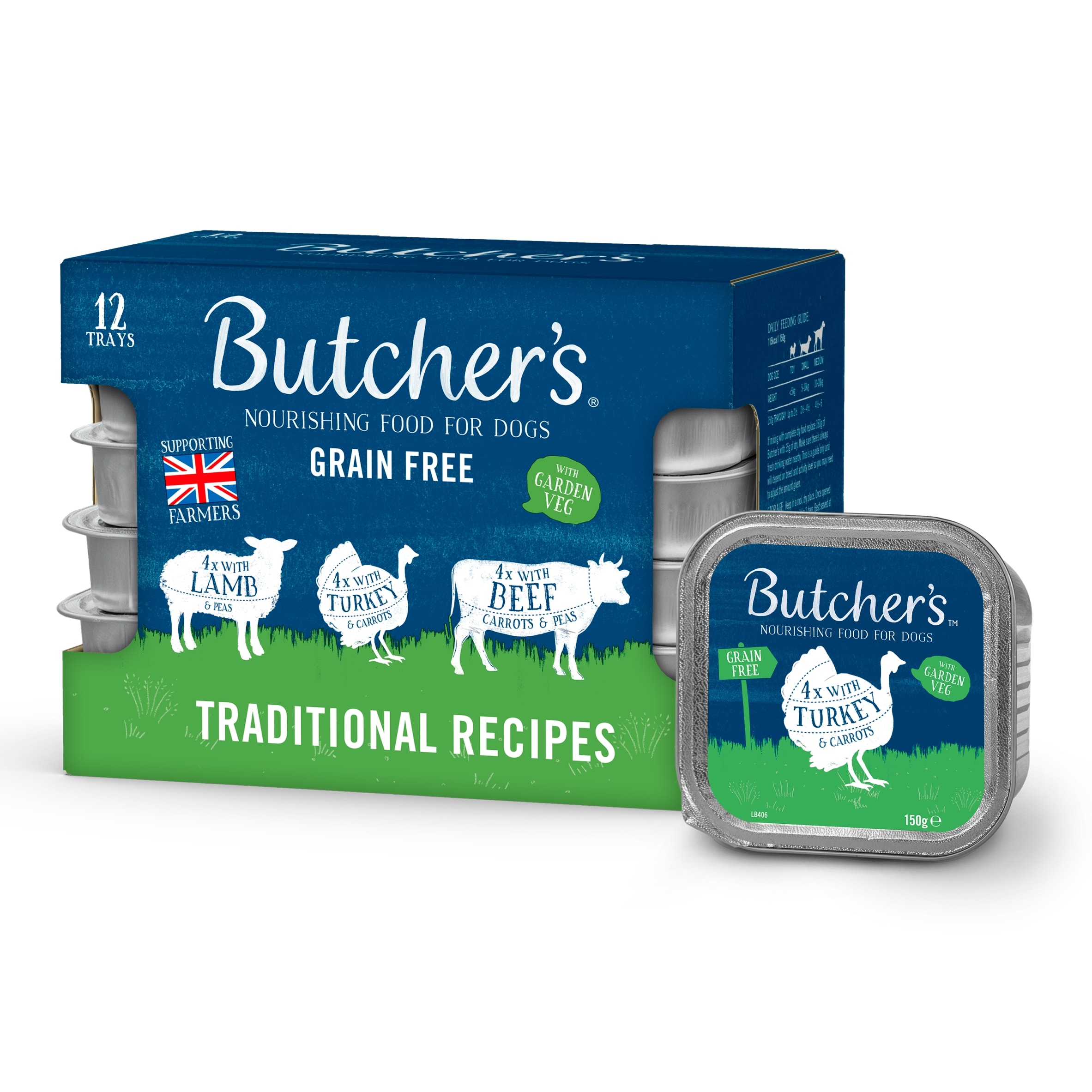 Butchers Traditional Recipe 12X150g Foiltray thumbnail 4
