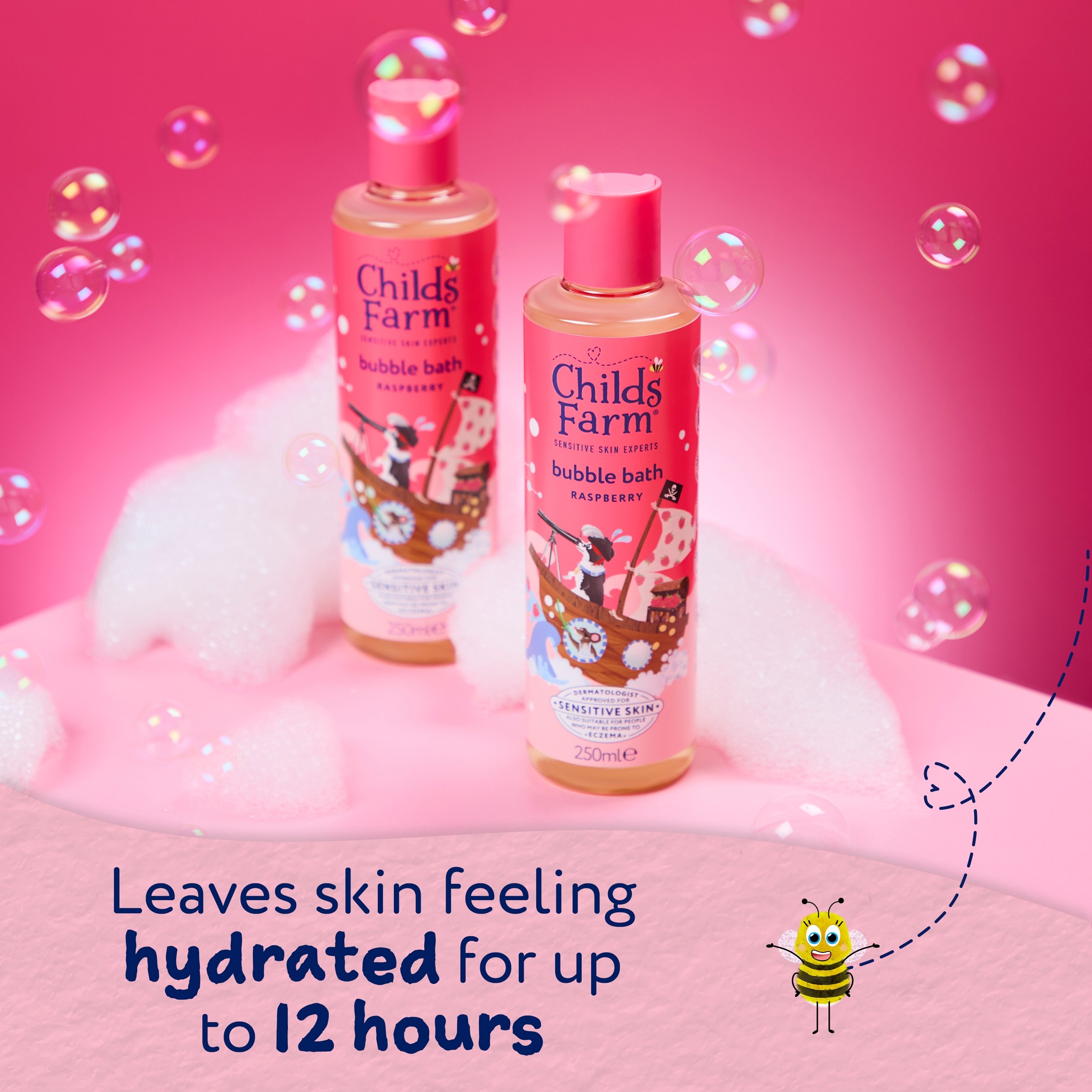 Childs Farm Bubble Bath - Raspberry 250ml thumbnail 5