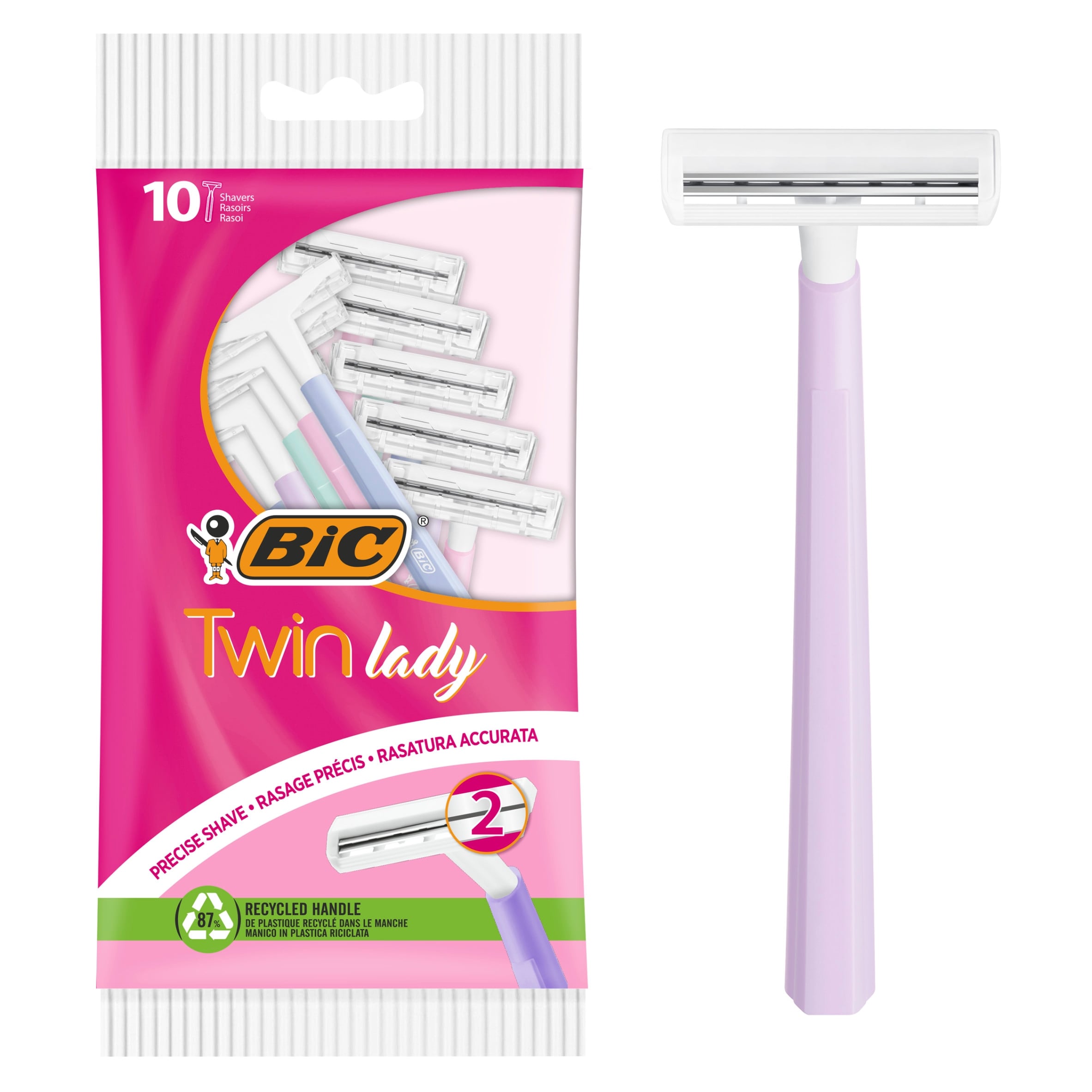 BIC Twin Lady Womens Razors 10 Pack