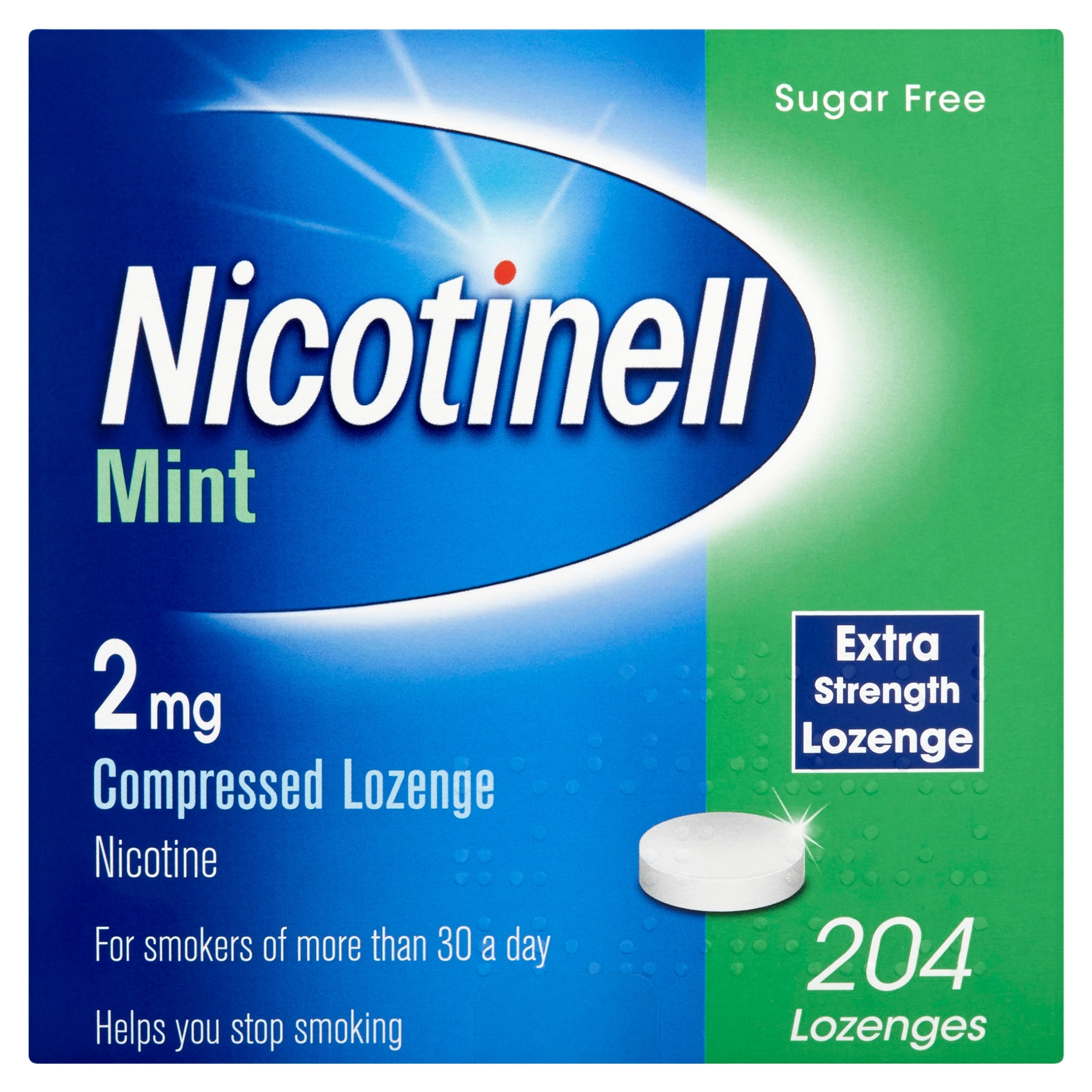 Nicotinell Nicotine Lozenge Quit Smoking Sugar Free Mint 2mg