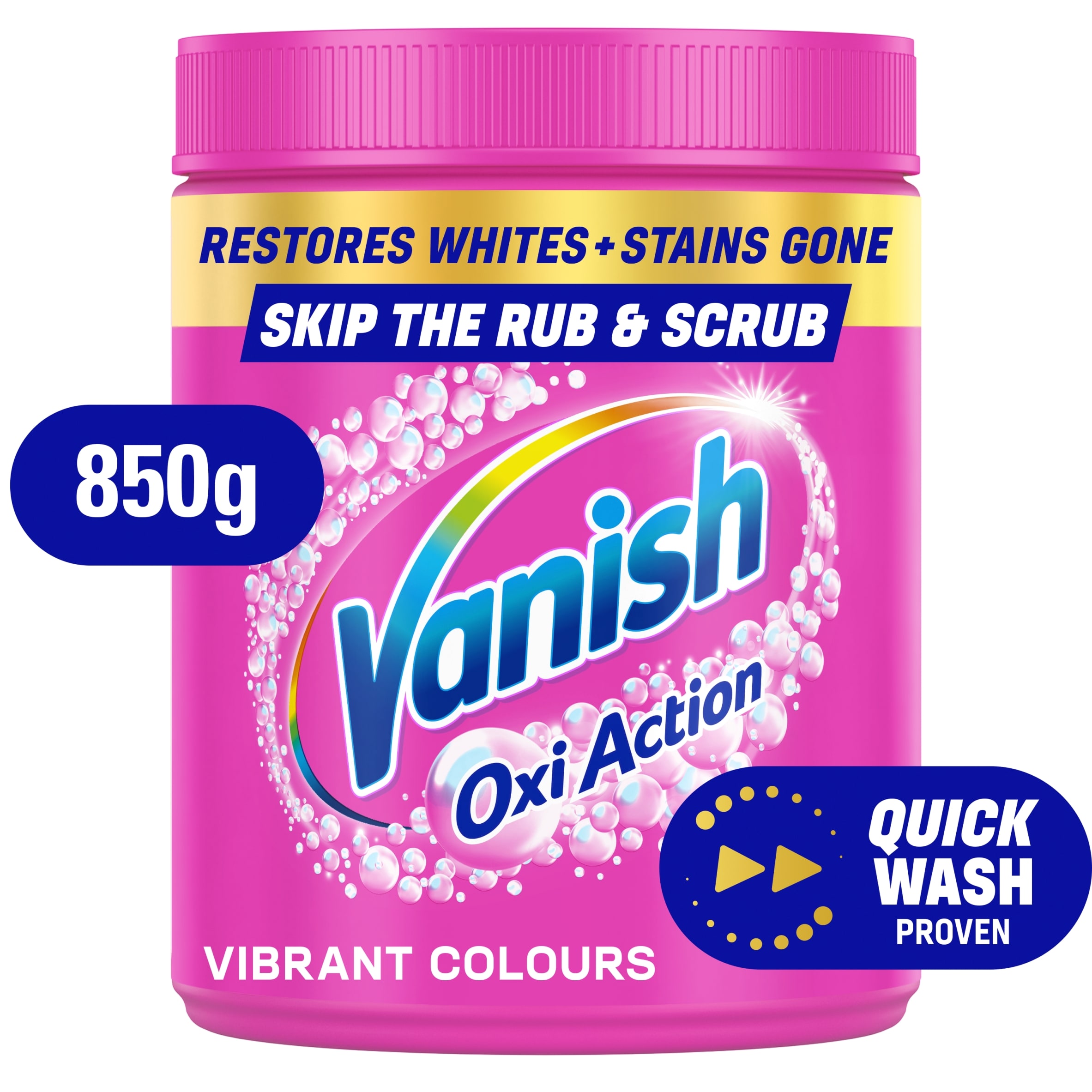 Vanish Oxi Action Fabric Stain Remover Powder Colours