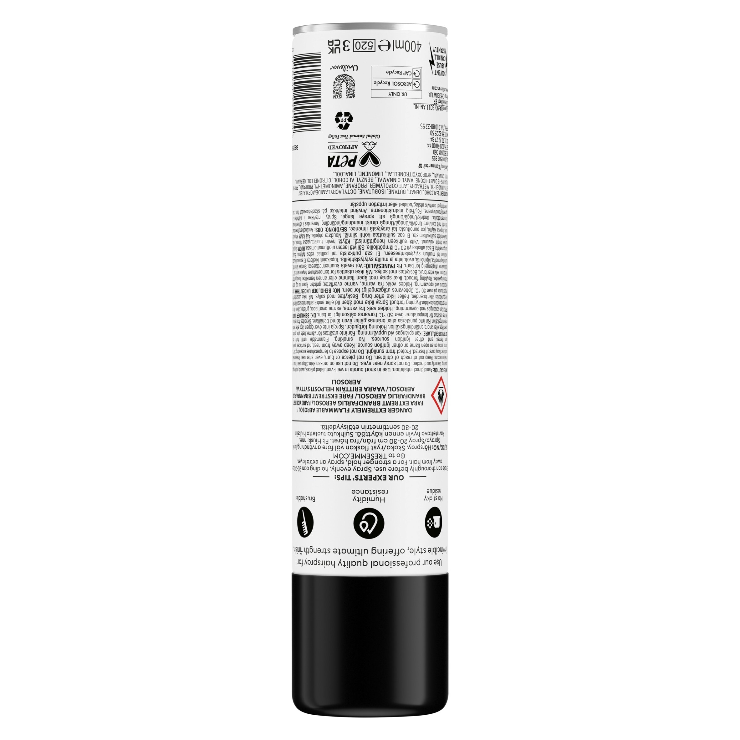 Tresemme Freeze Hold Hair Spray 400Ml thumbnail 2
