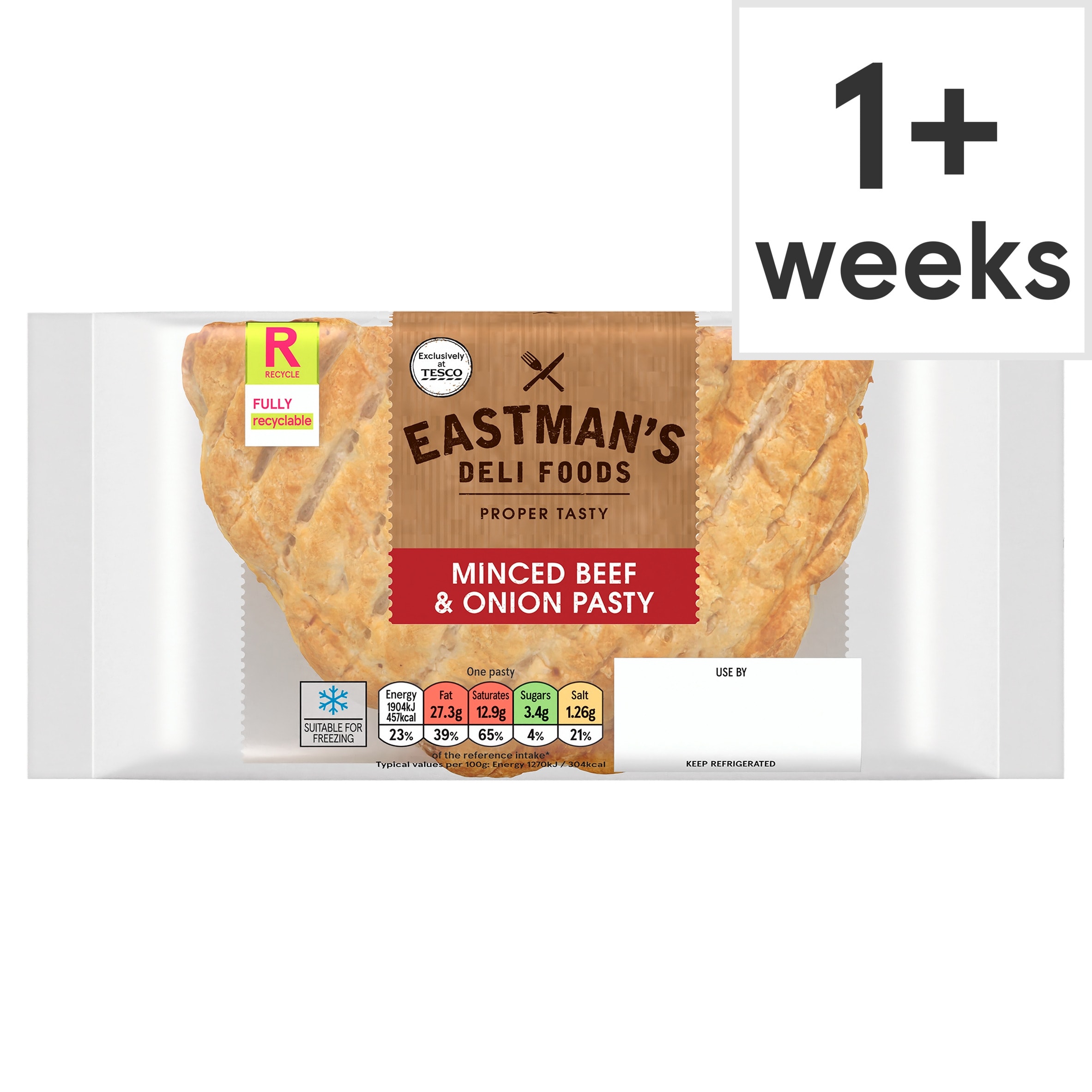 Eastmans Minced Beef & Onion Pasty 150G