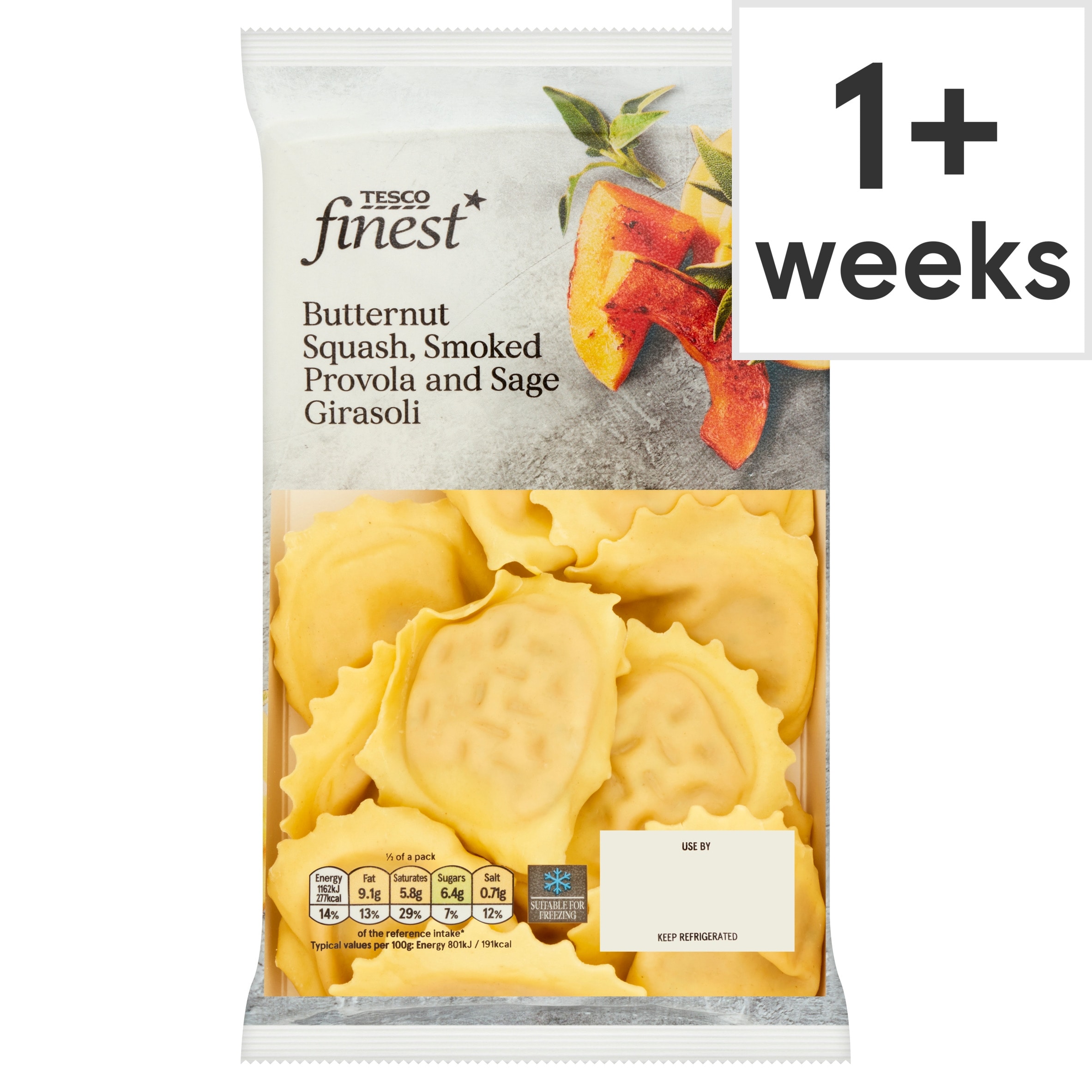 Tesco Finest Butternut Squash & Provola Girasoli 250G