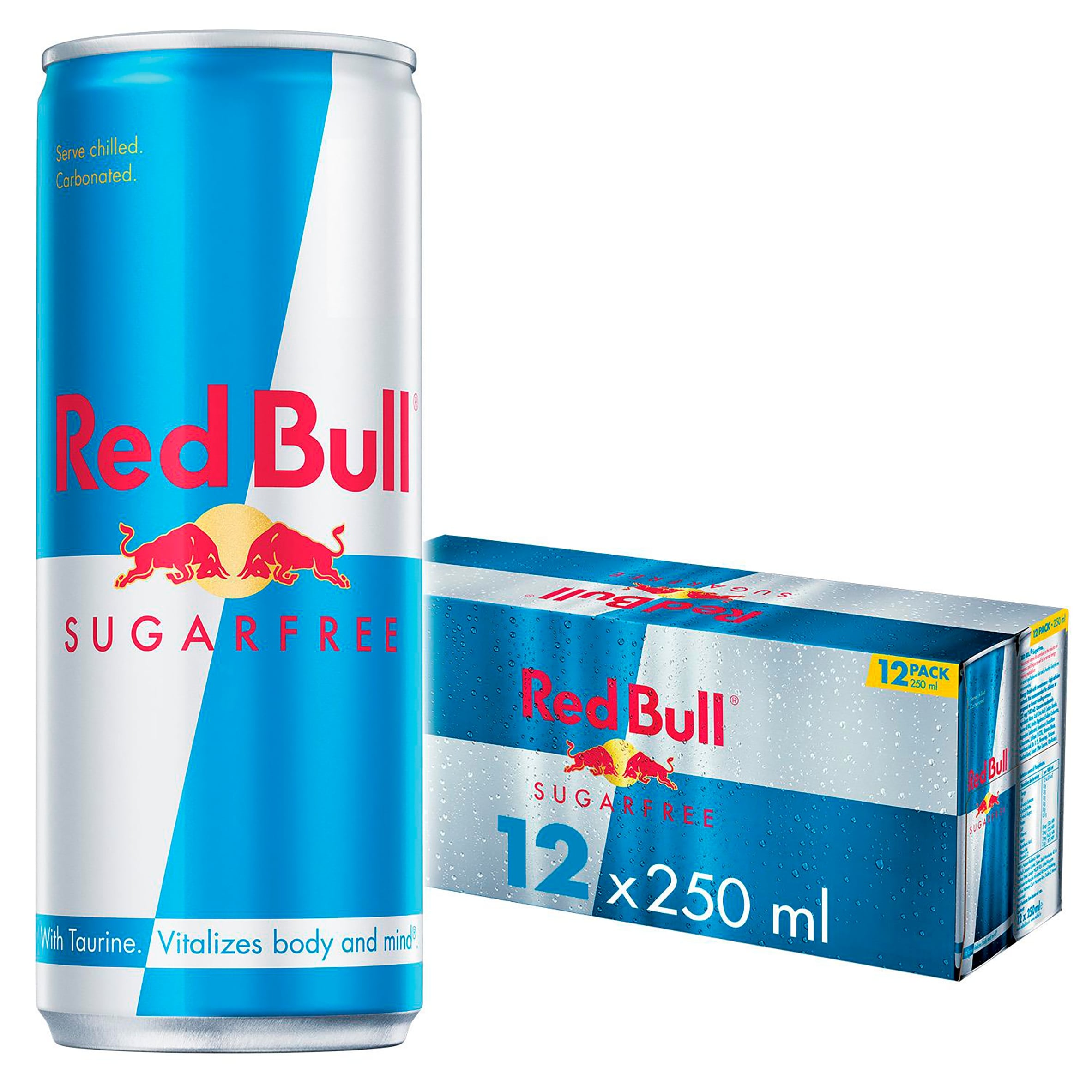 Red Bull Sugar Free Energy Drink 12 x 250ml