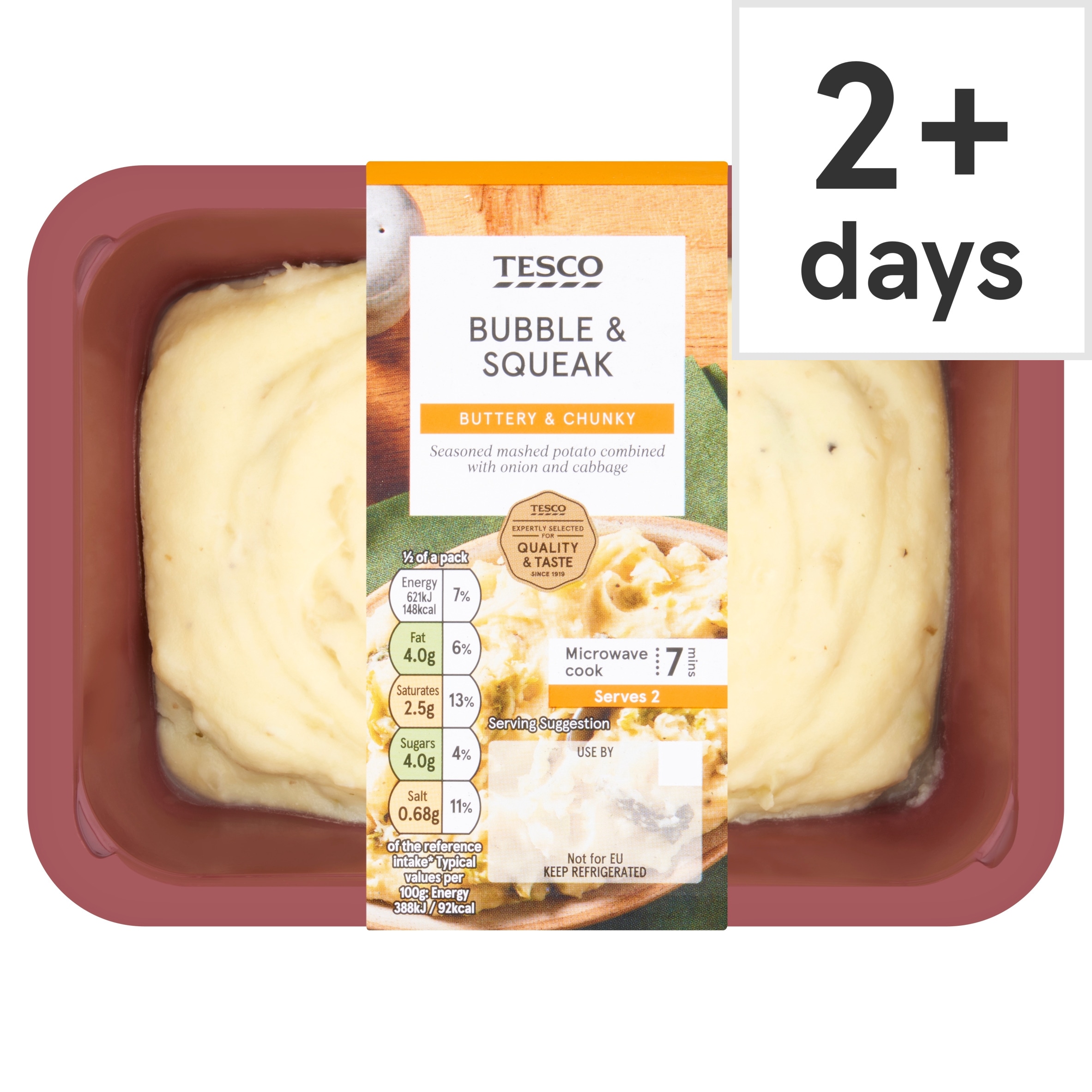 Tesco Bubble & Squeak Mash 350G