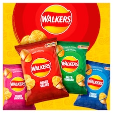 Walkers Cheese & Onion Multipack Crisps 12x25g thumbnail 3