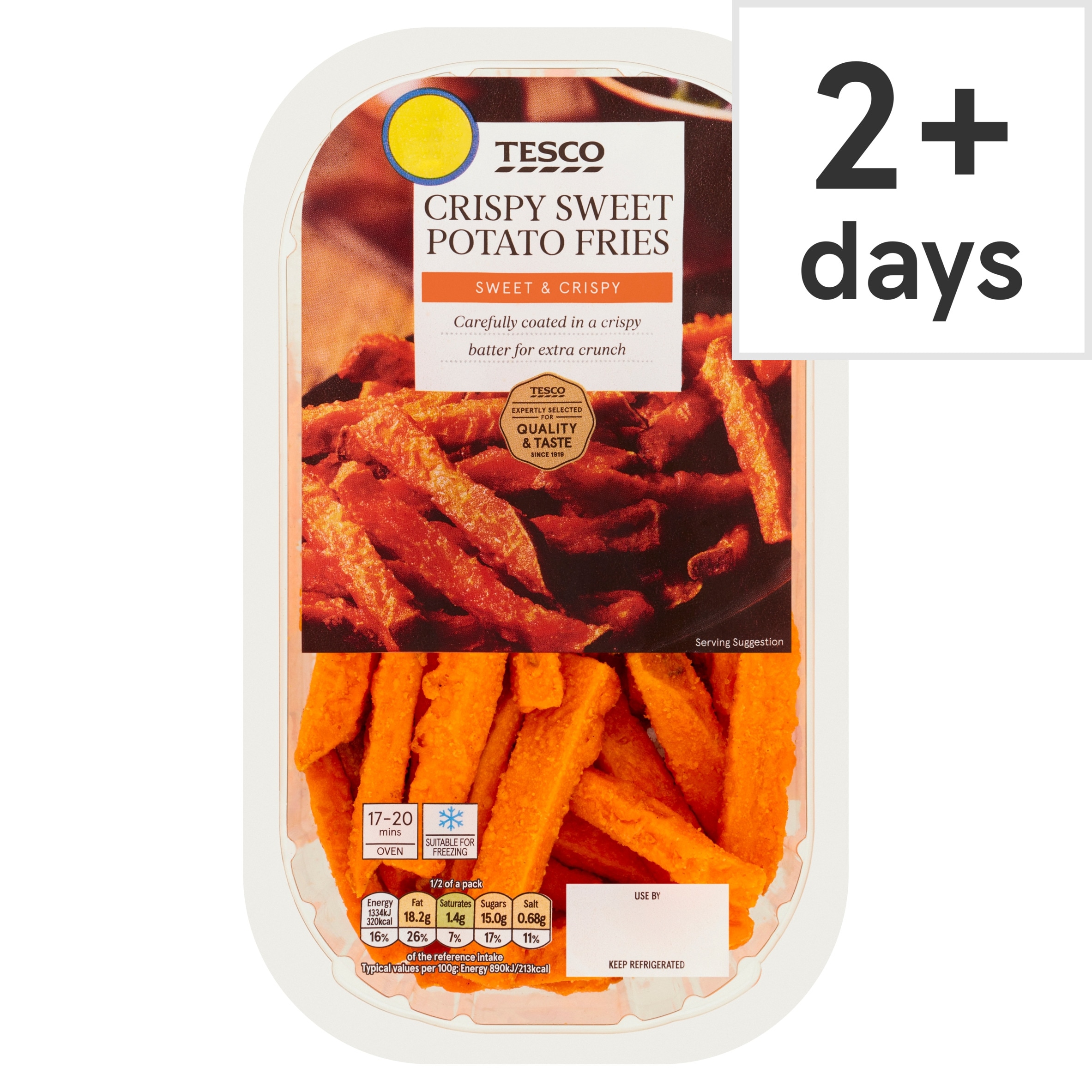 Tesco Crispy Sweet Potato Fries 300G
