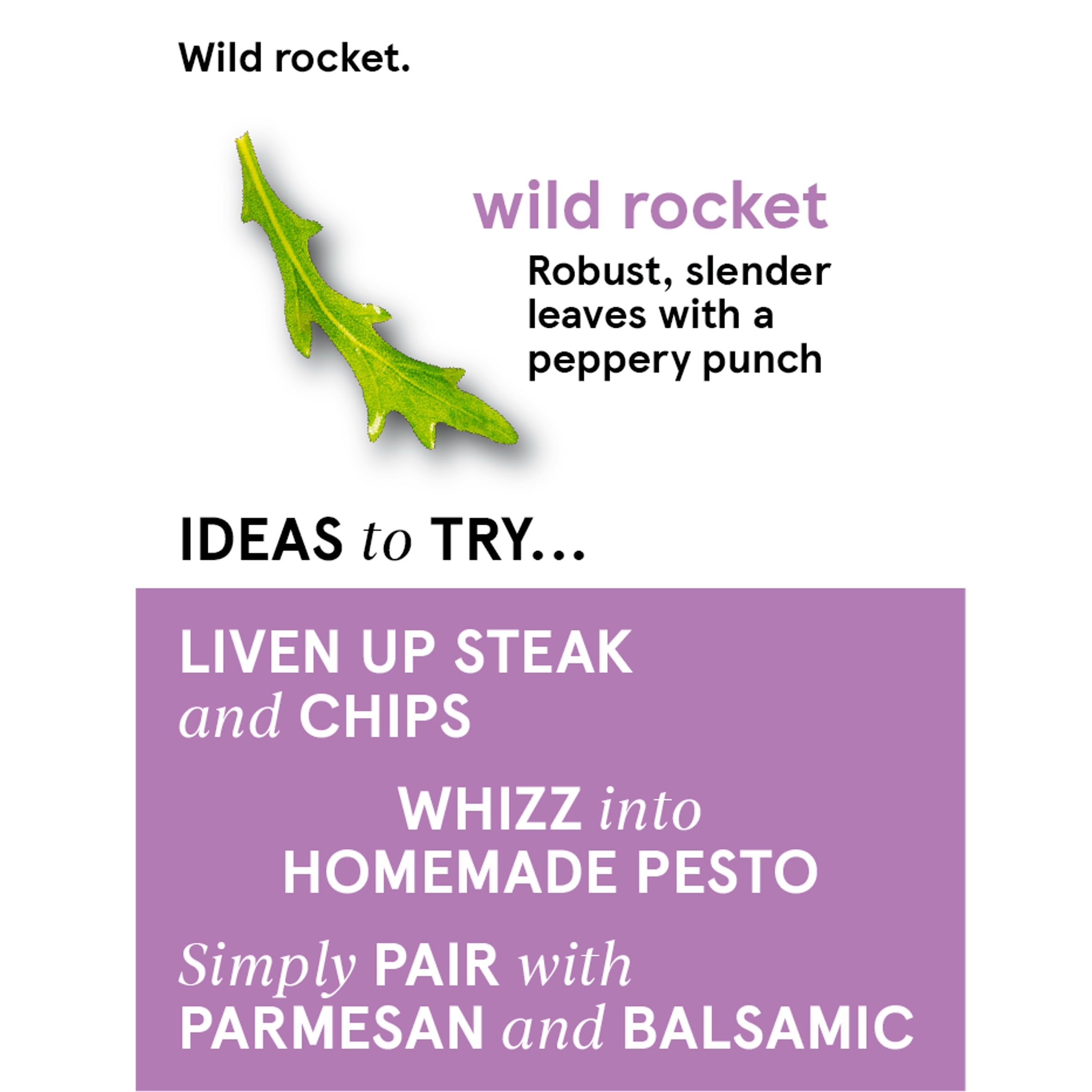 Tesco Wild Rocket 60G thumbnail 2
