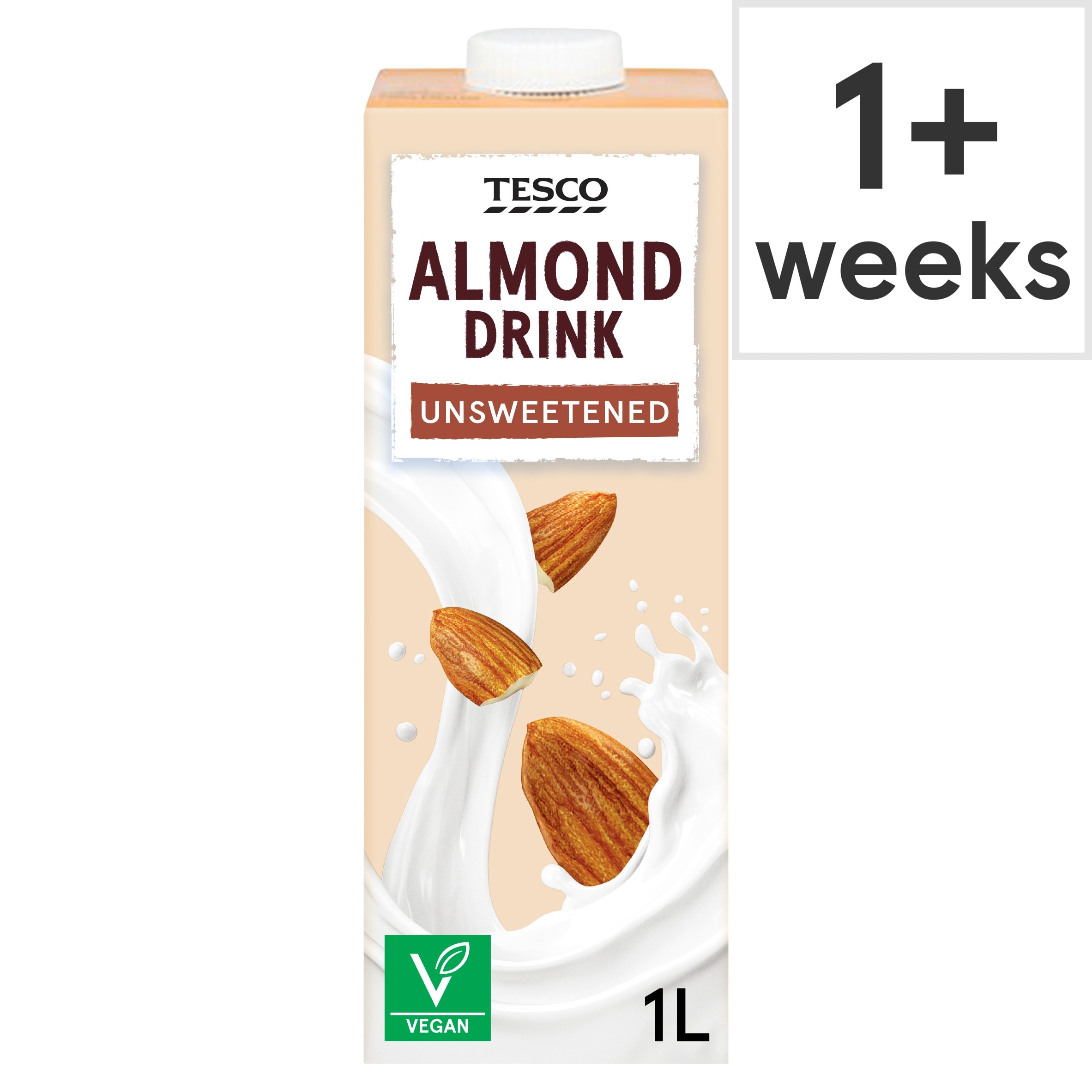 Tesco Unsweetened Almond Drink 1L