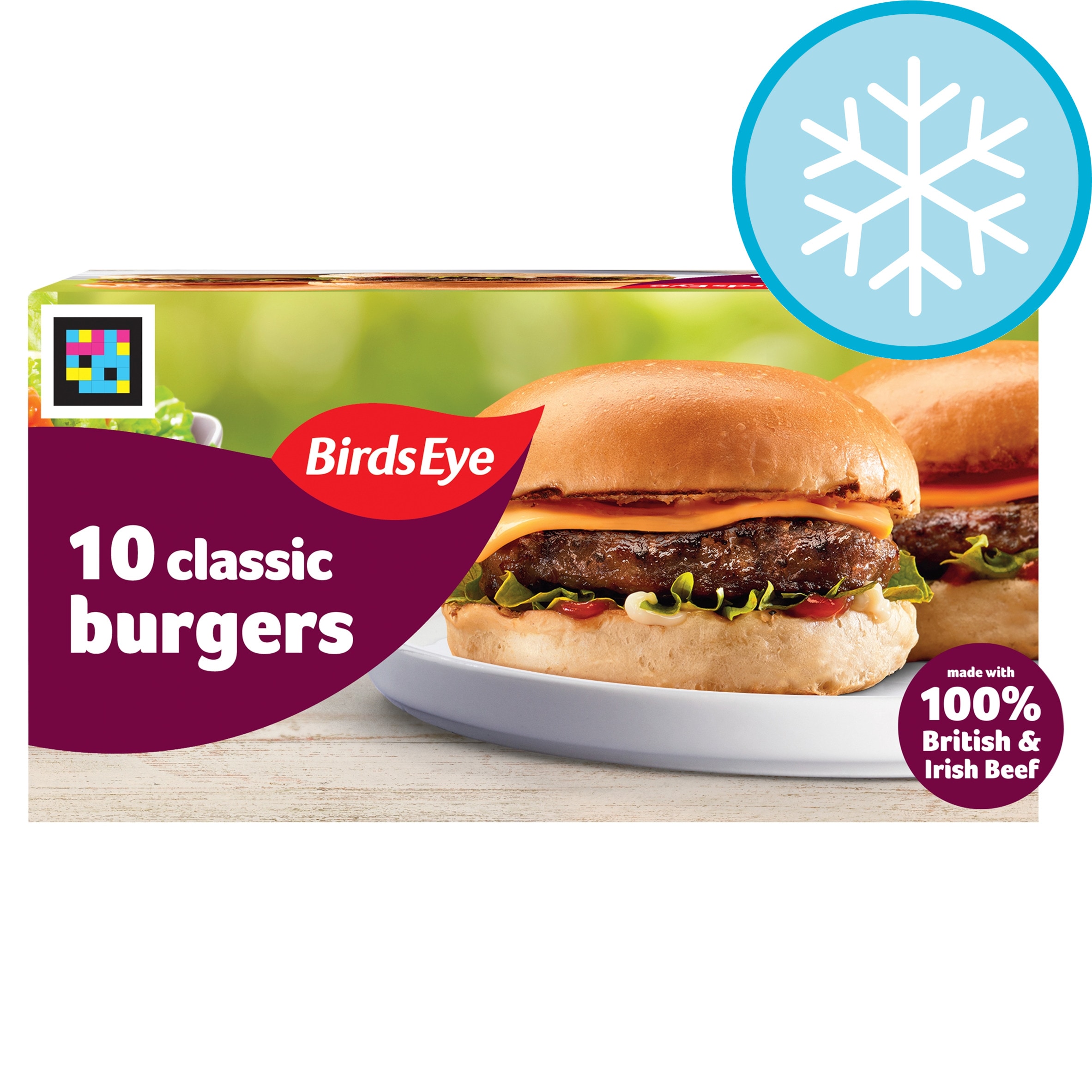 Birds Eye Original 10 Beef Burgers with Onion