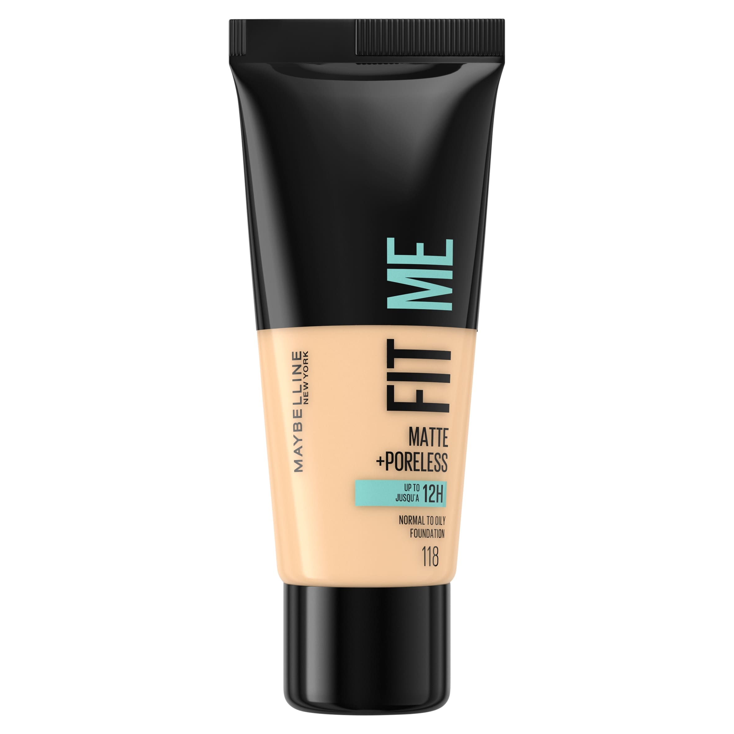 Maybelline Fit Me Matte & Poreless Full Coverage Normal to Oily Skin Foundation 118 Light Beige