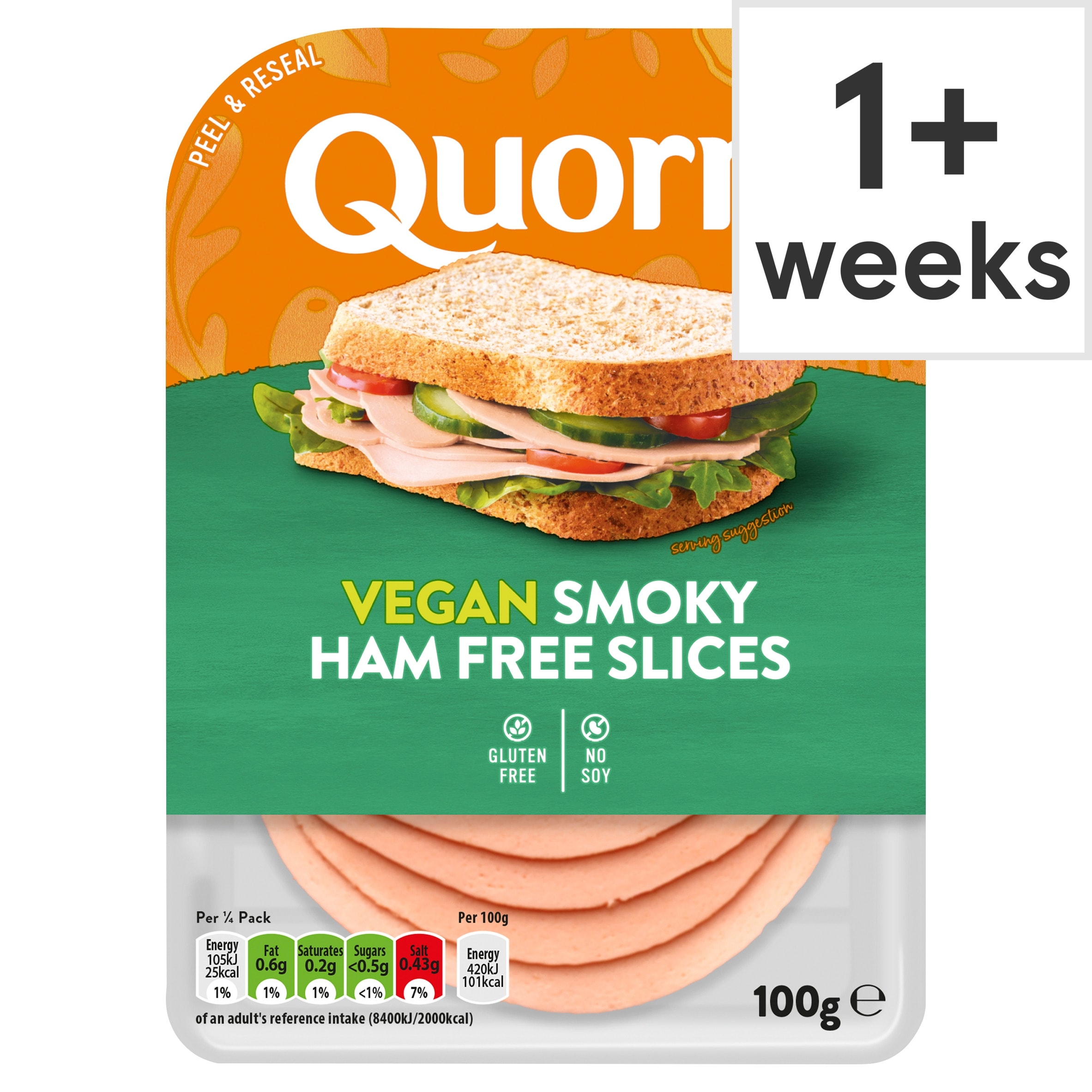 Quorn Smoky Ham Vegan Deli Slices