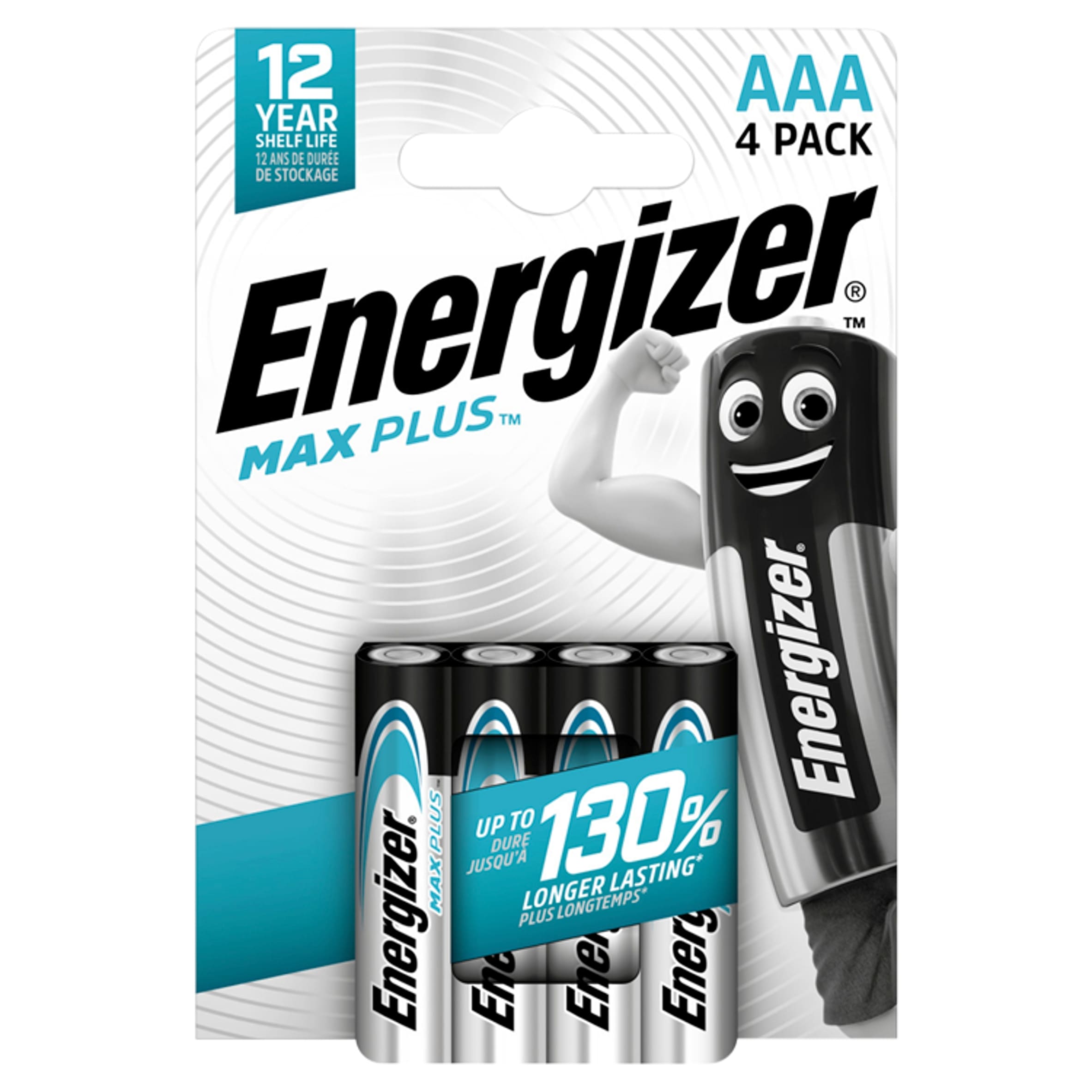 Energizer Max Plus AAA Batteries, Alkaline