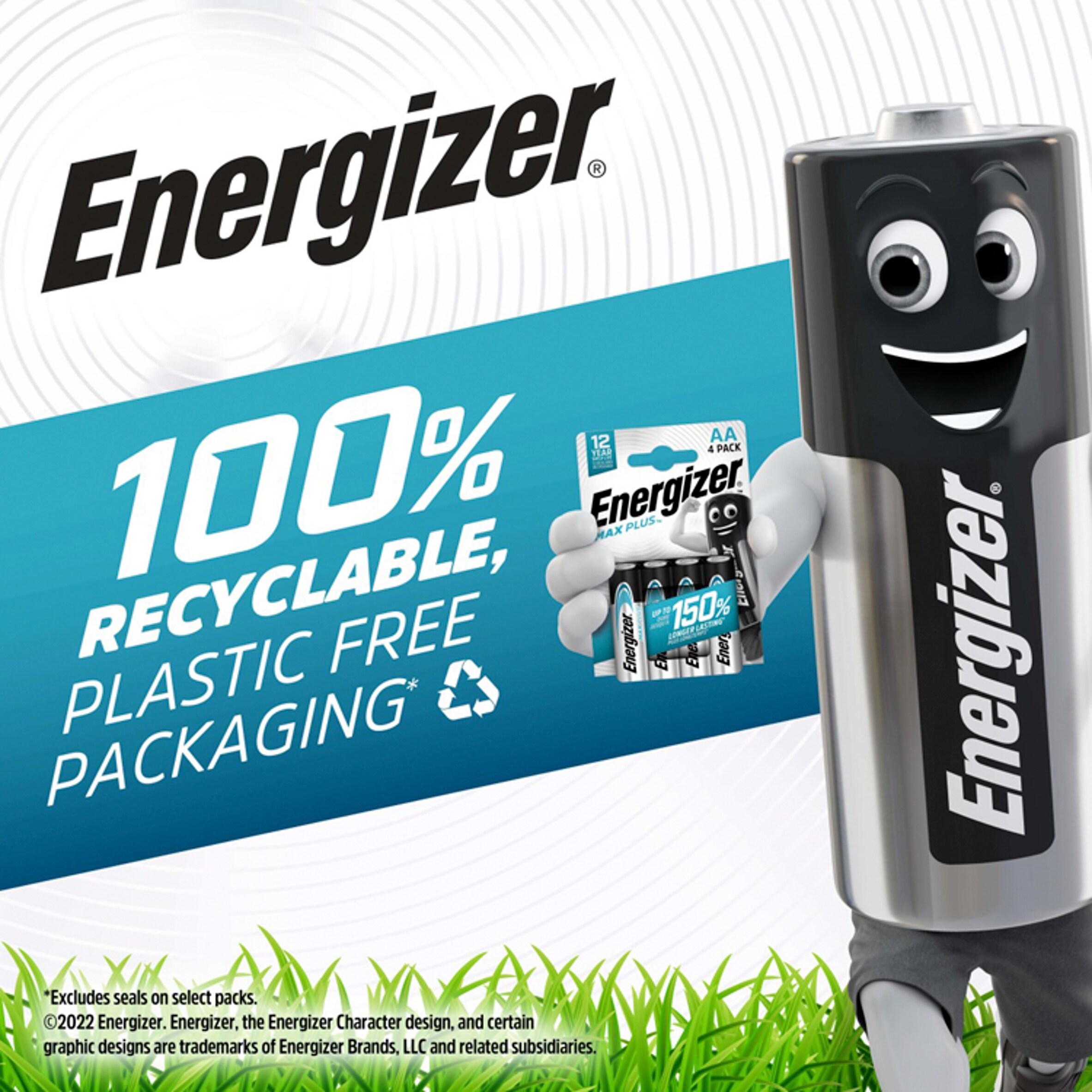 Energizer Max Plus AAA Batteries 4 Pack thumbnail 2