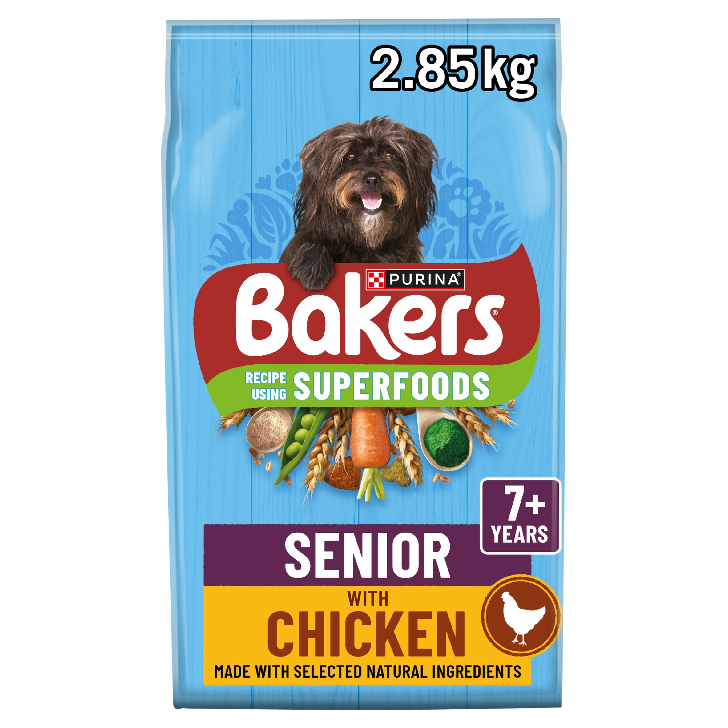 Bakers Senior Chicken with Vegetables Dry Dog Food 