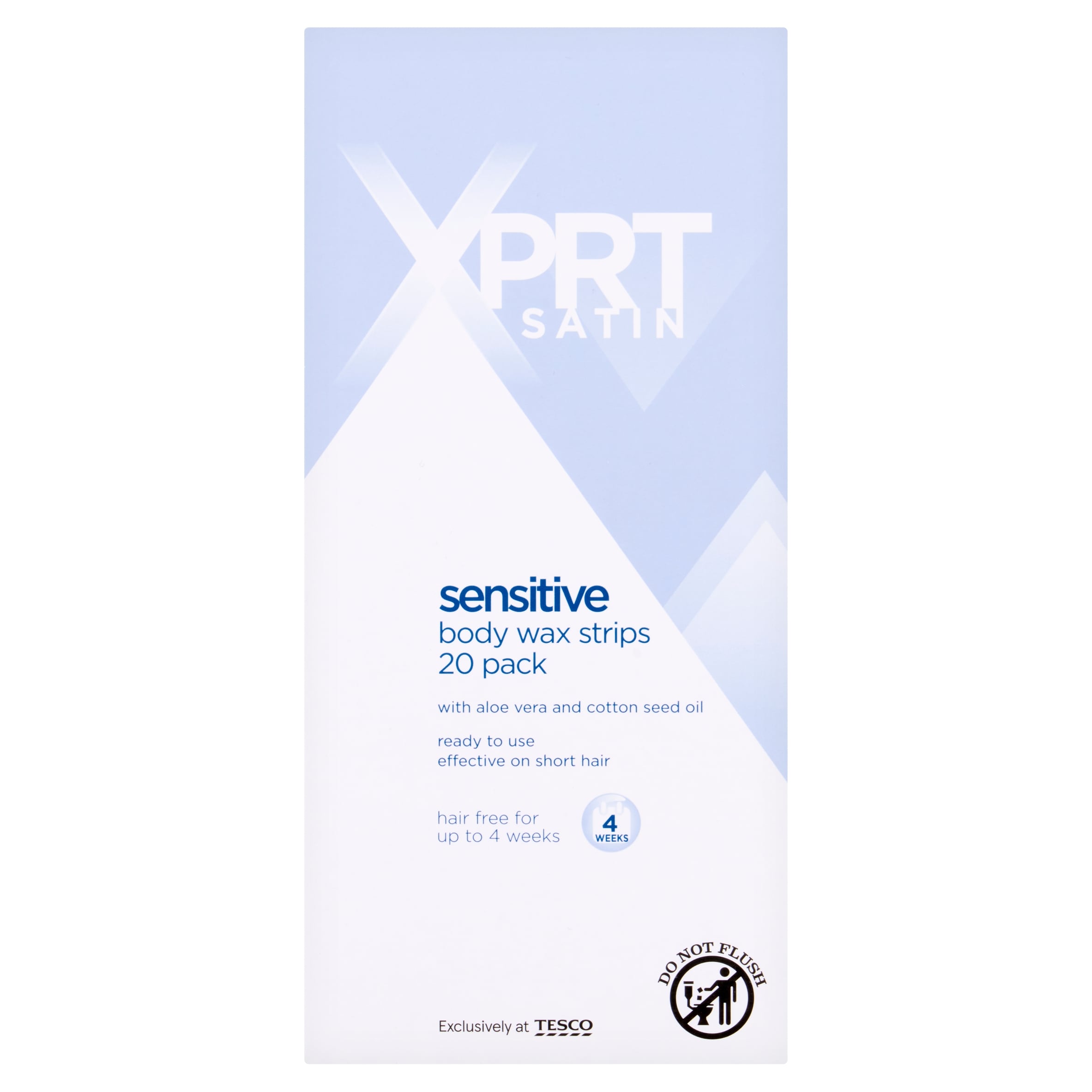 Xprt. Satin Sensitive Wax Strips 20 Pack