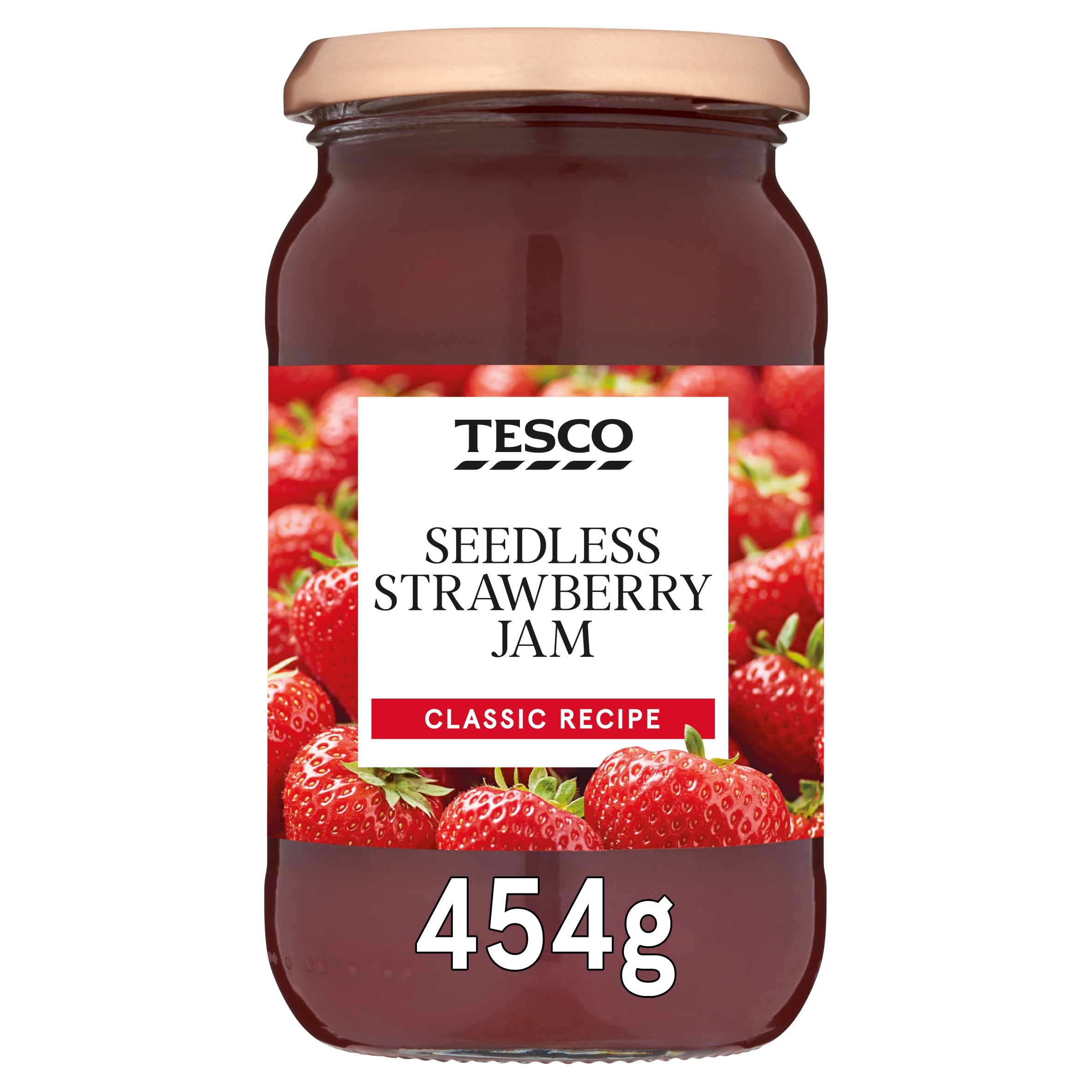 Tesco Seedless Strawberry Jam 454g