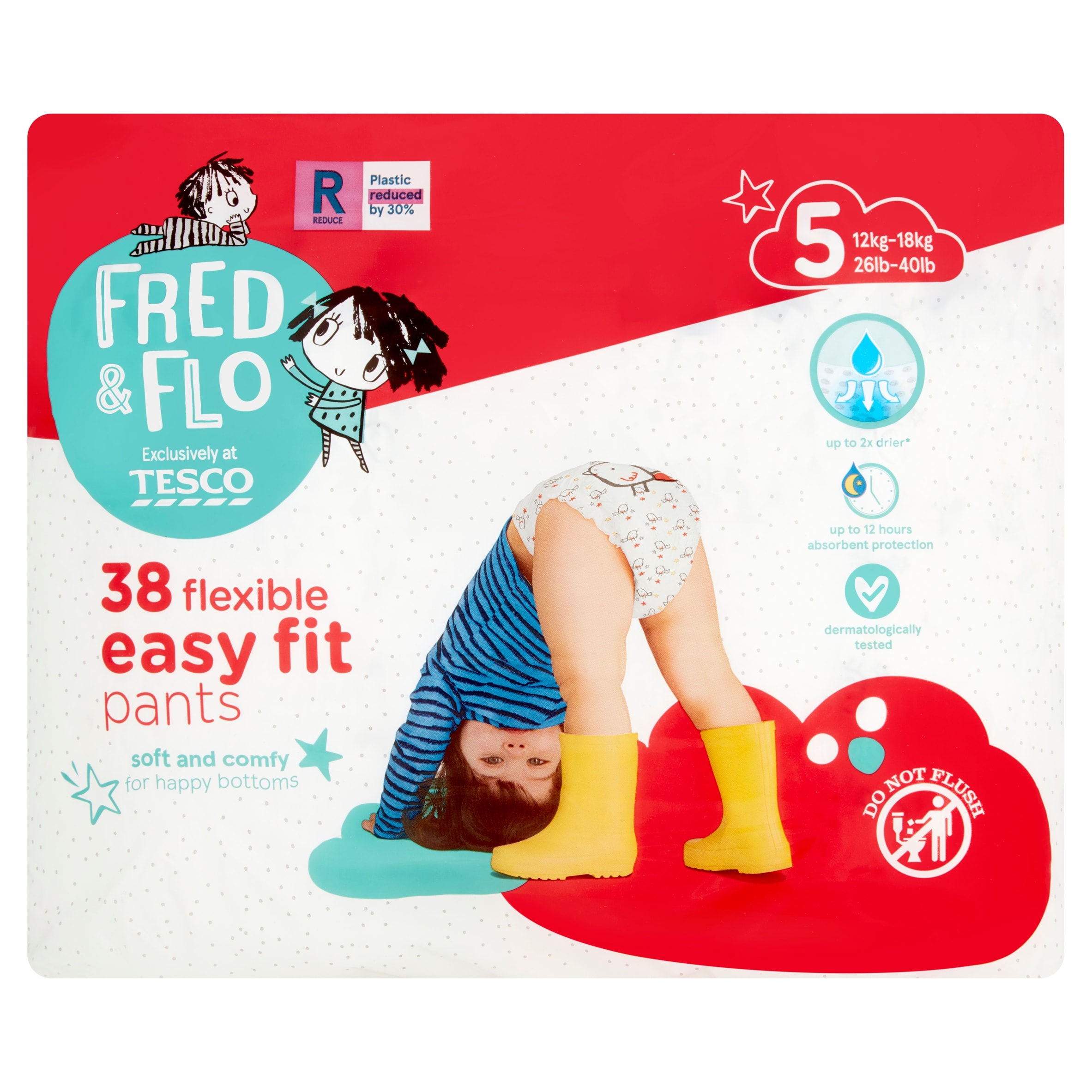 Fred & Flo 38 Easy Fit Nappy Pant Size5