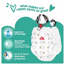 Fred & Flo Easy Fit Size 6 Nappy Pant 34 Pack thumbnail 2