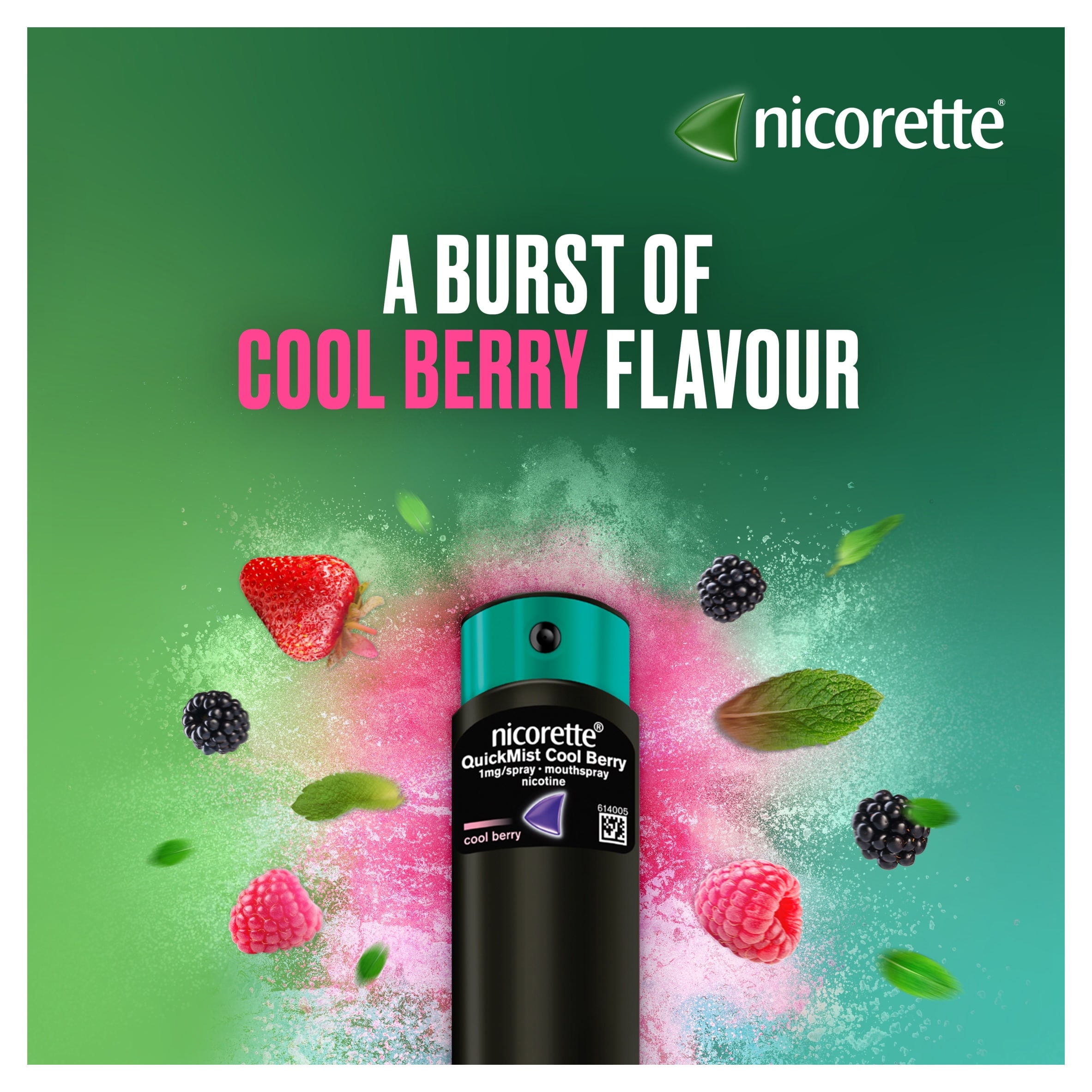 Nicorette QuickMist Duo Nicotine Mouthspray - Cool Berry 13.2ml thumbnail 4