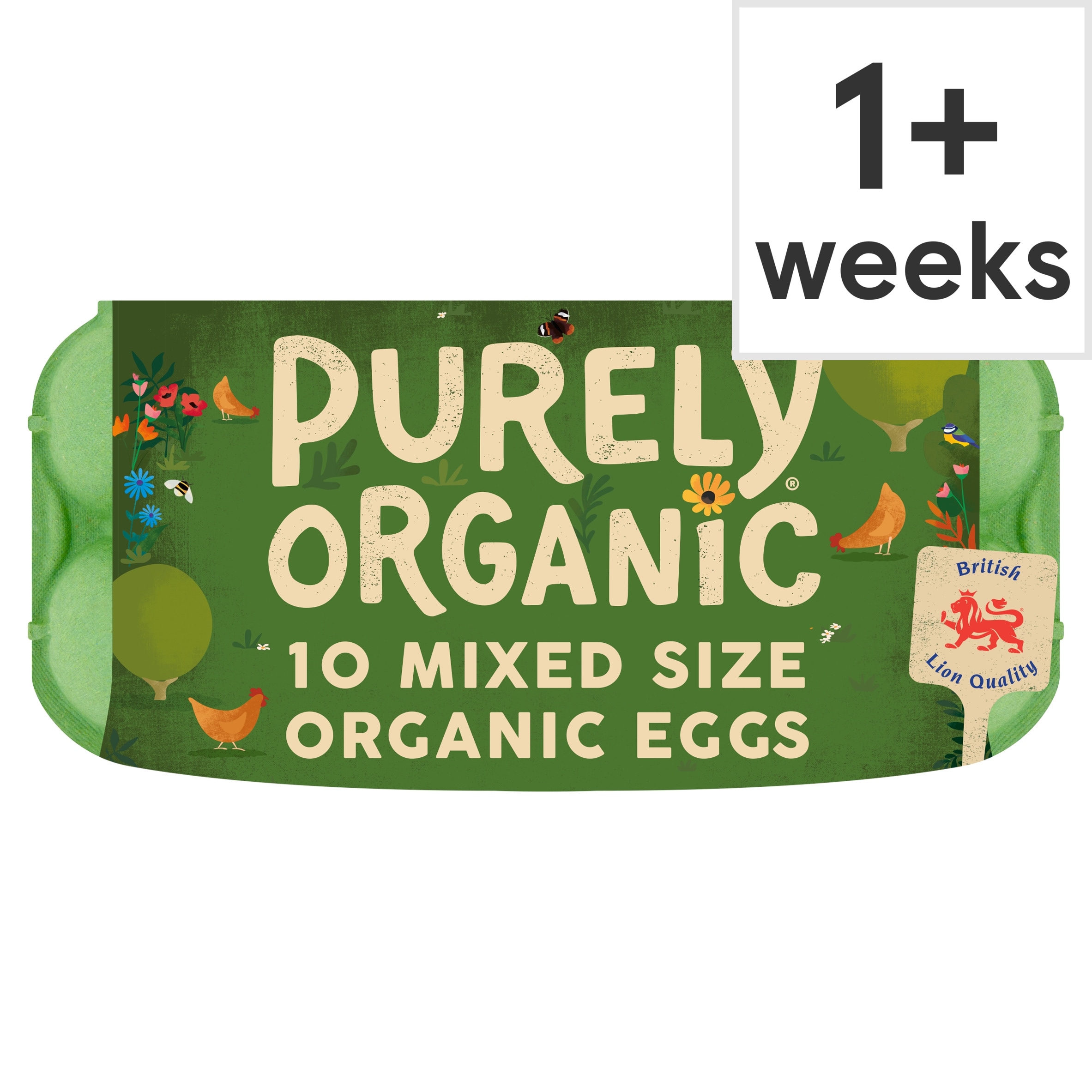 Purely Organic 10 Mixed Weight Eggs
