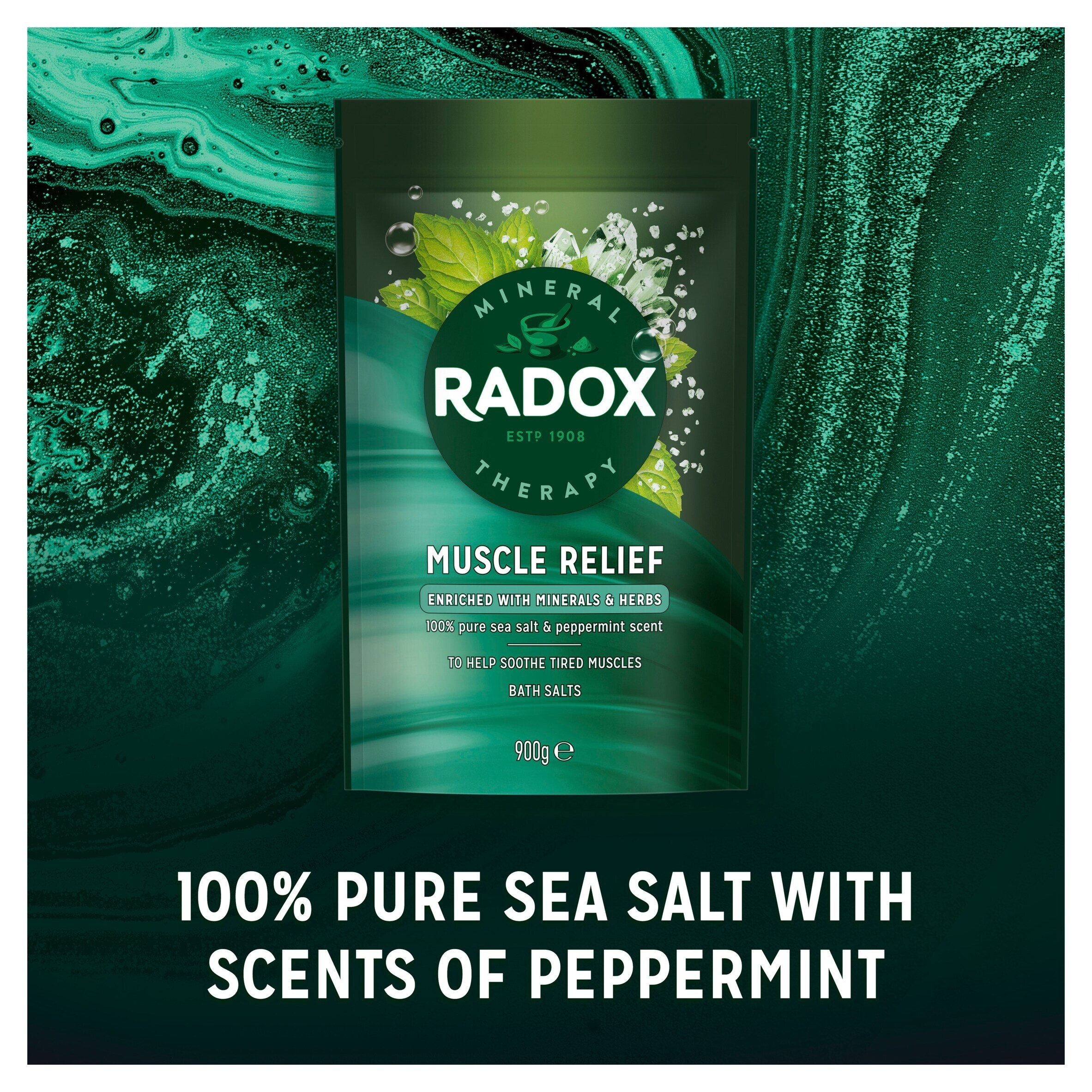 Radox Muscle Relax Bath Salts 900g thumbnail 2