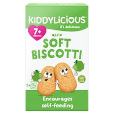 Kiddylicious Apple Soft Biscotti 6X20g
