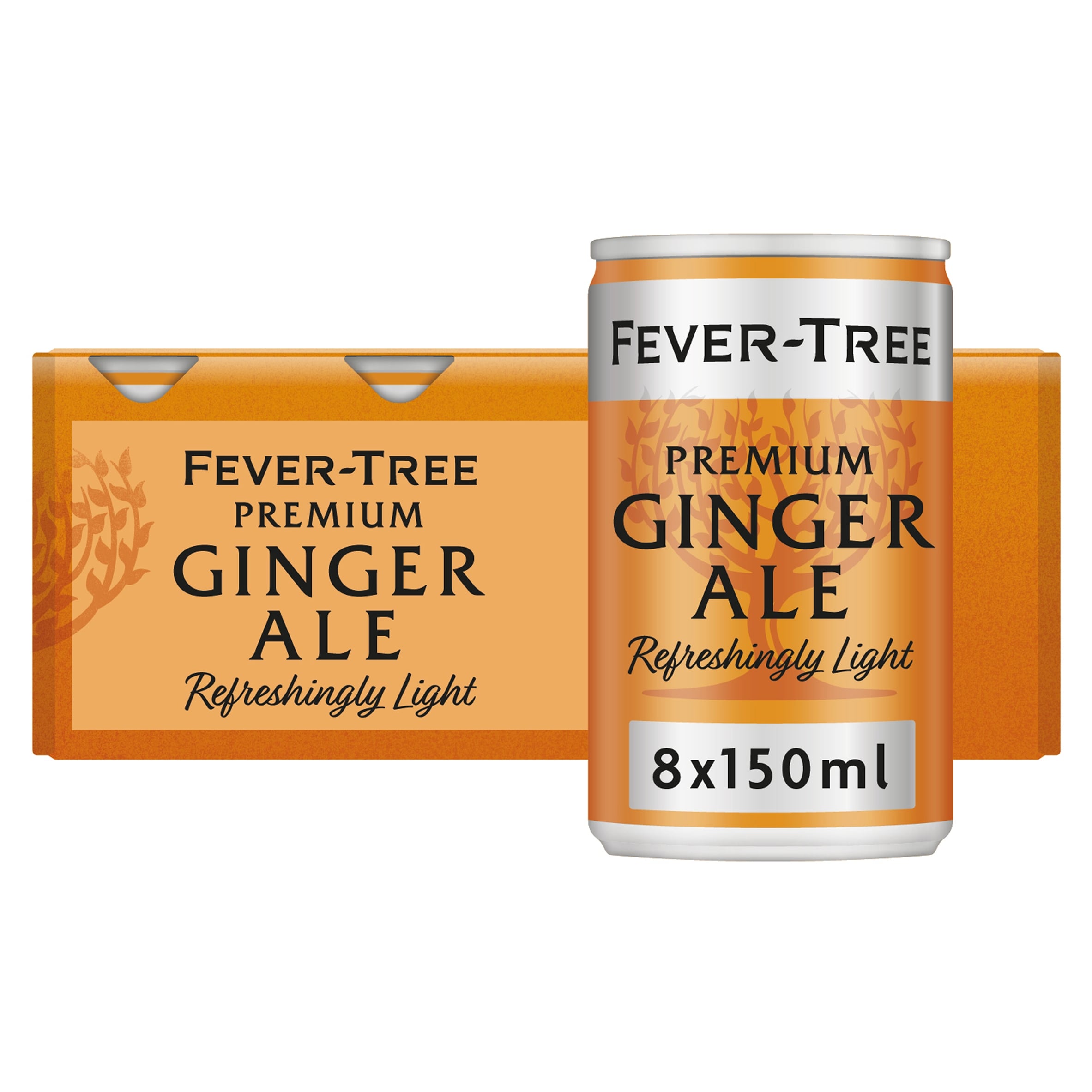 Fever-Tree Light Ginger Ale Cans 8X150ml