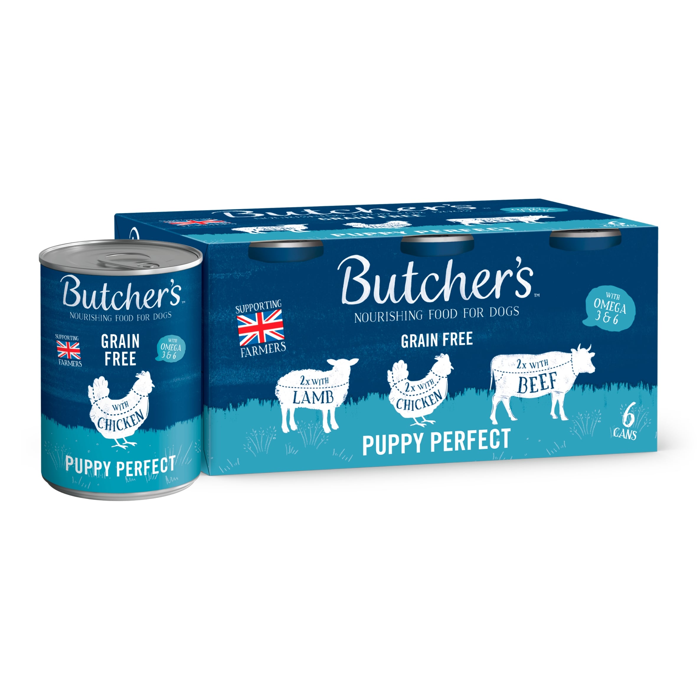 Butcher's Puppy Perfect Puppy Food Tins 6X400g thumbnail 4