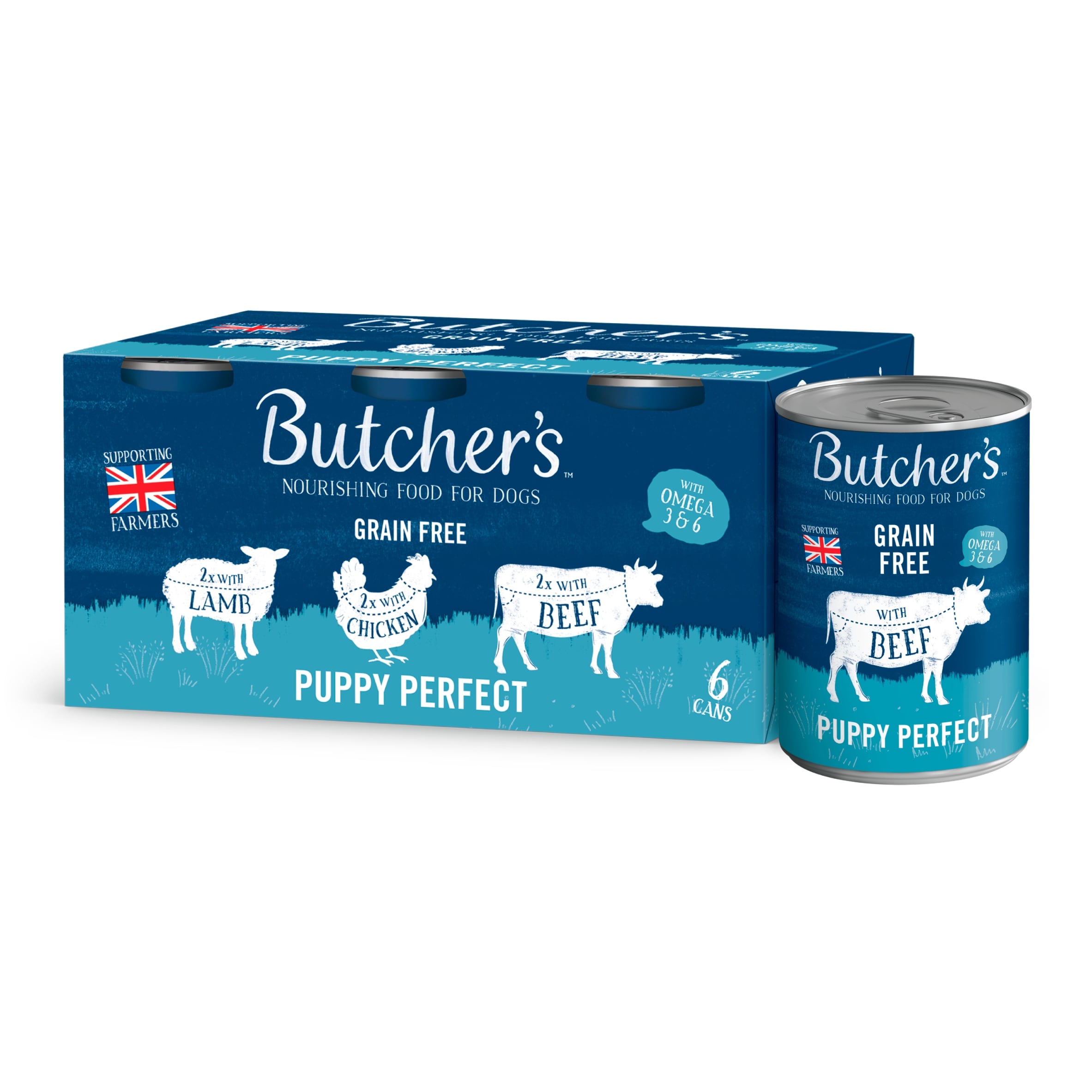 Butcher's Puppy Perfect Puppy Food Tins 6X400g thumbnail 5