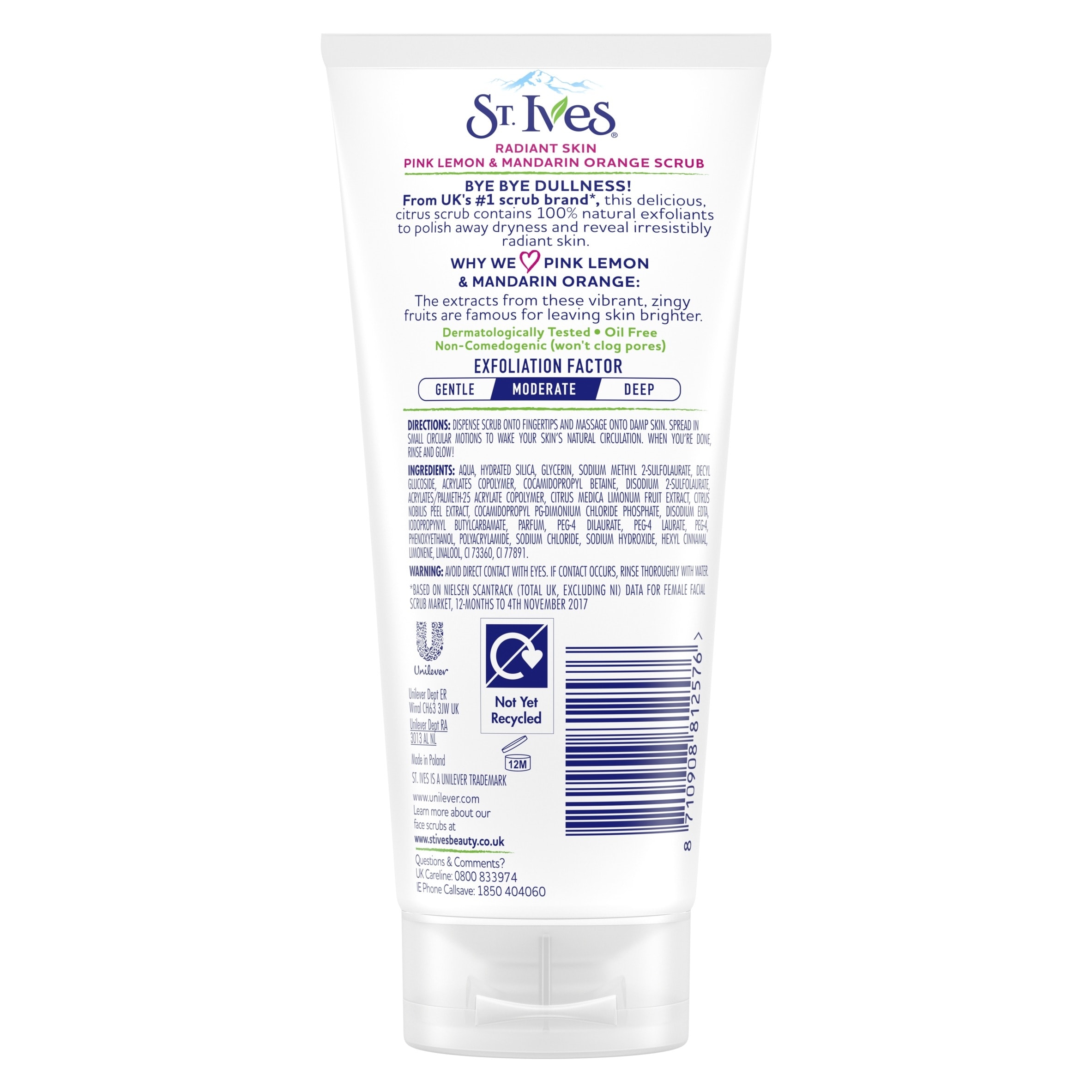 St. Ives Pink Lemon & Orange Face Scrub 150Ml thumbnail 2