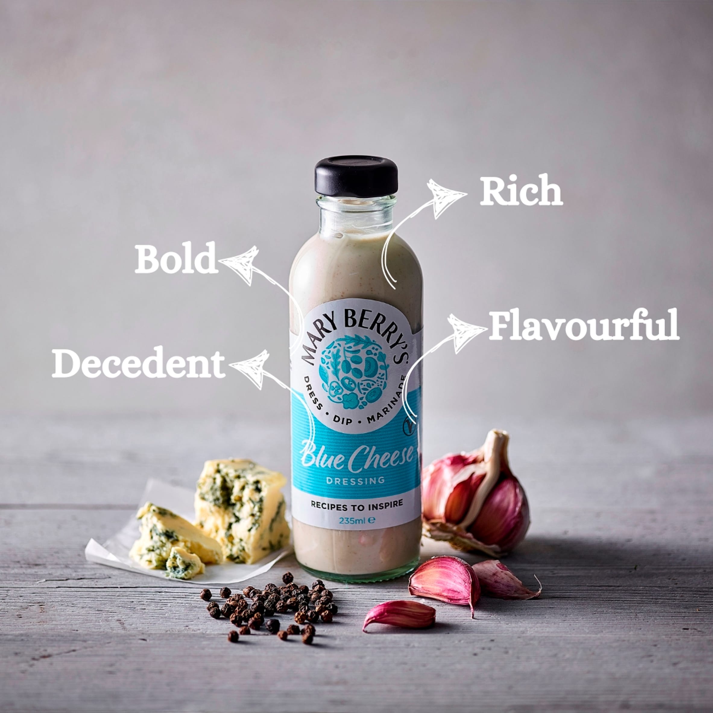 Mary Berry's Blue Cheese Dressing 235Ml thumbnail 2