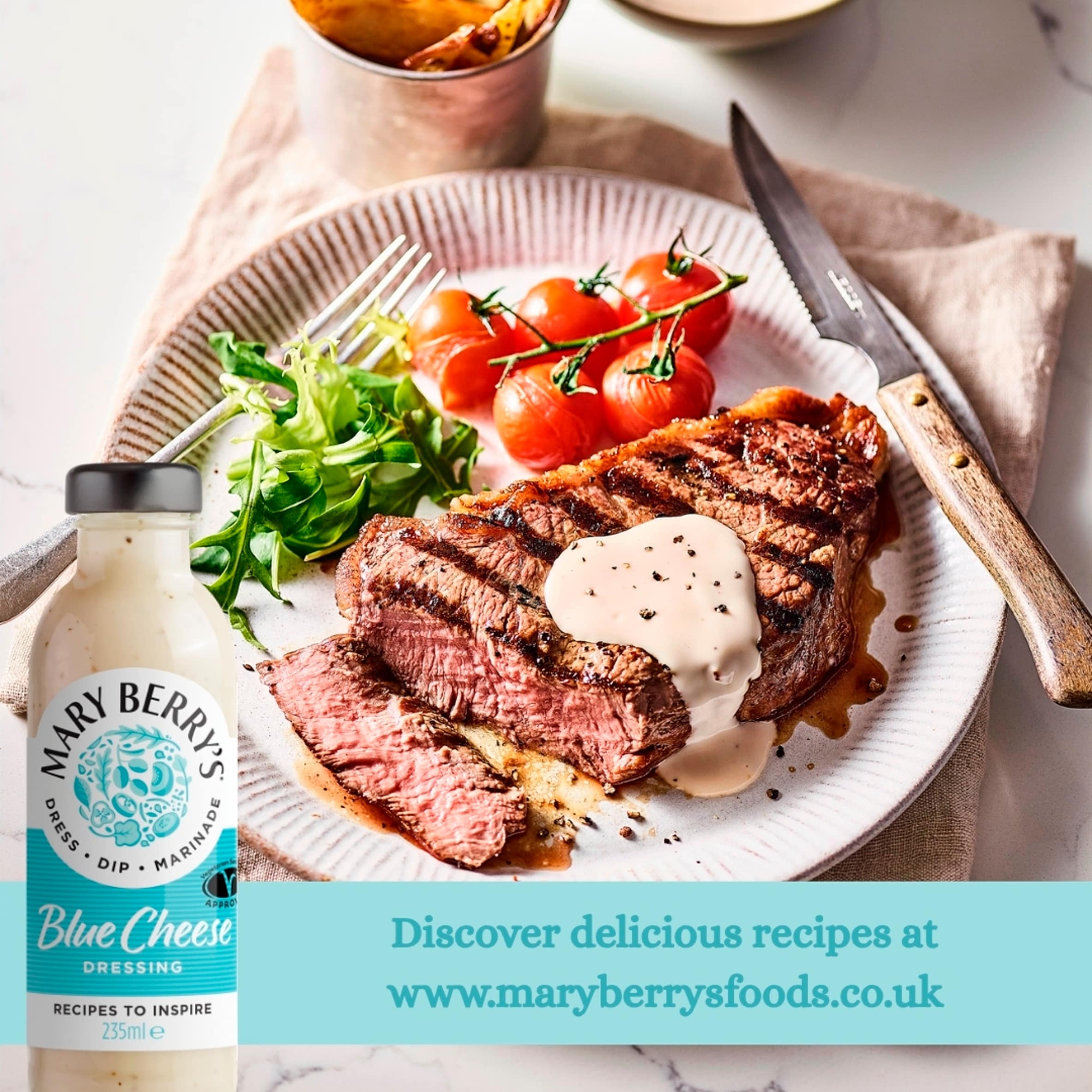 Mary Berry's Blue Cheese Dressing 235Ml thumbnail 3