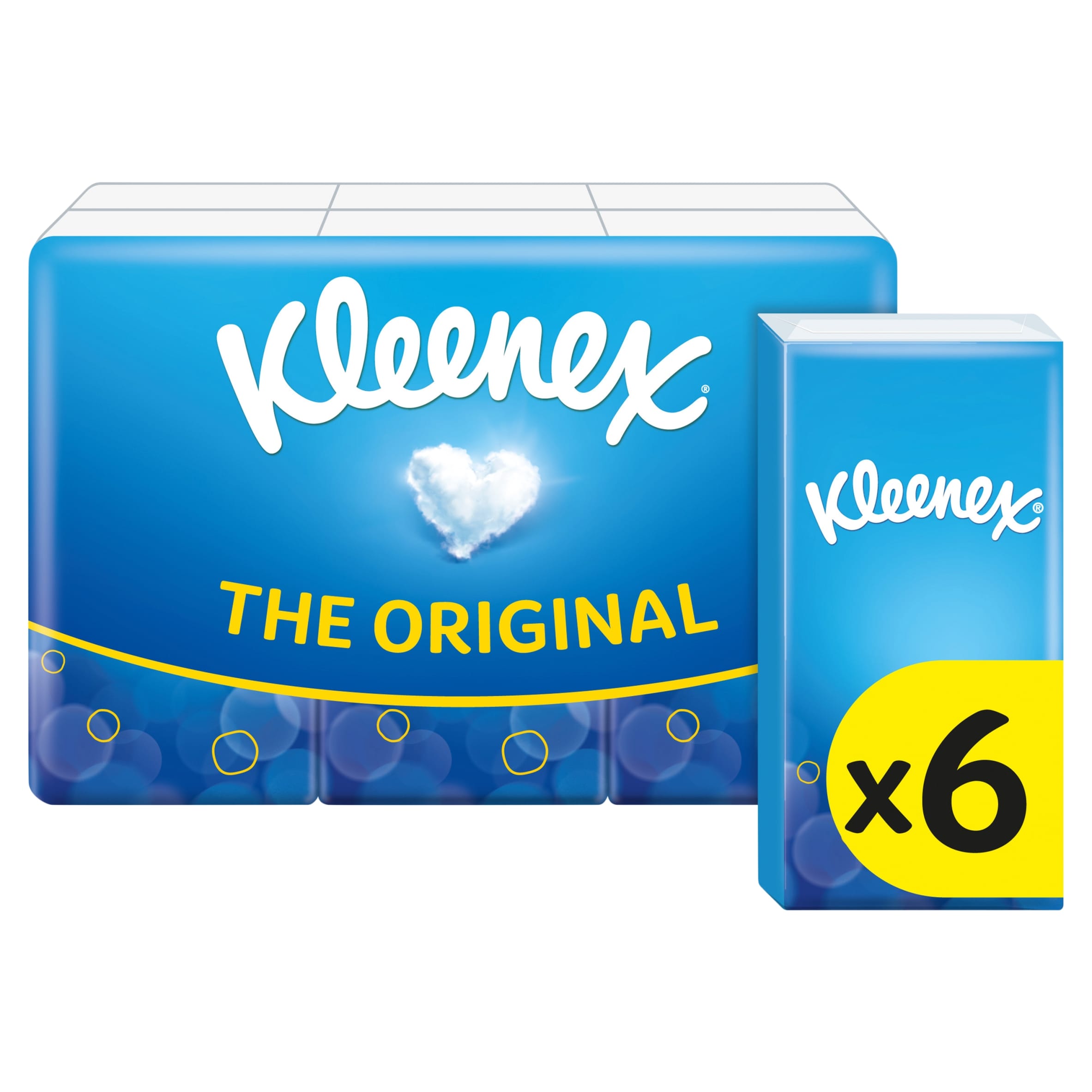 Kleenex Original Pocket Pack Tissues 6 Pack thumbnail 4