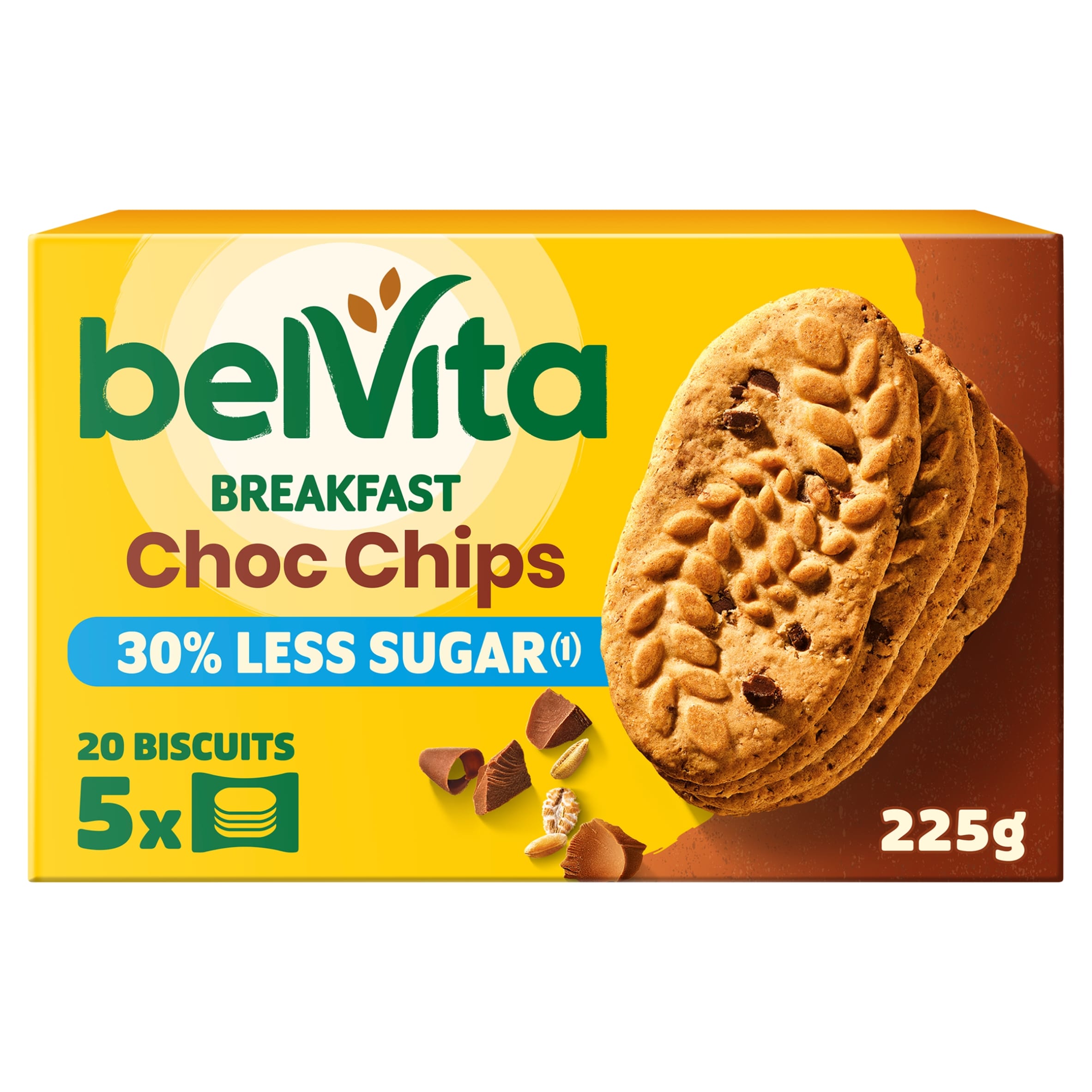 Belvita 30% Less Sugar Chocolate Chips Breakfast Biscuits