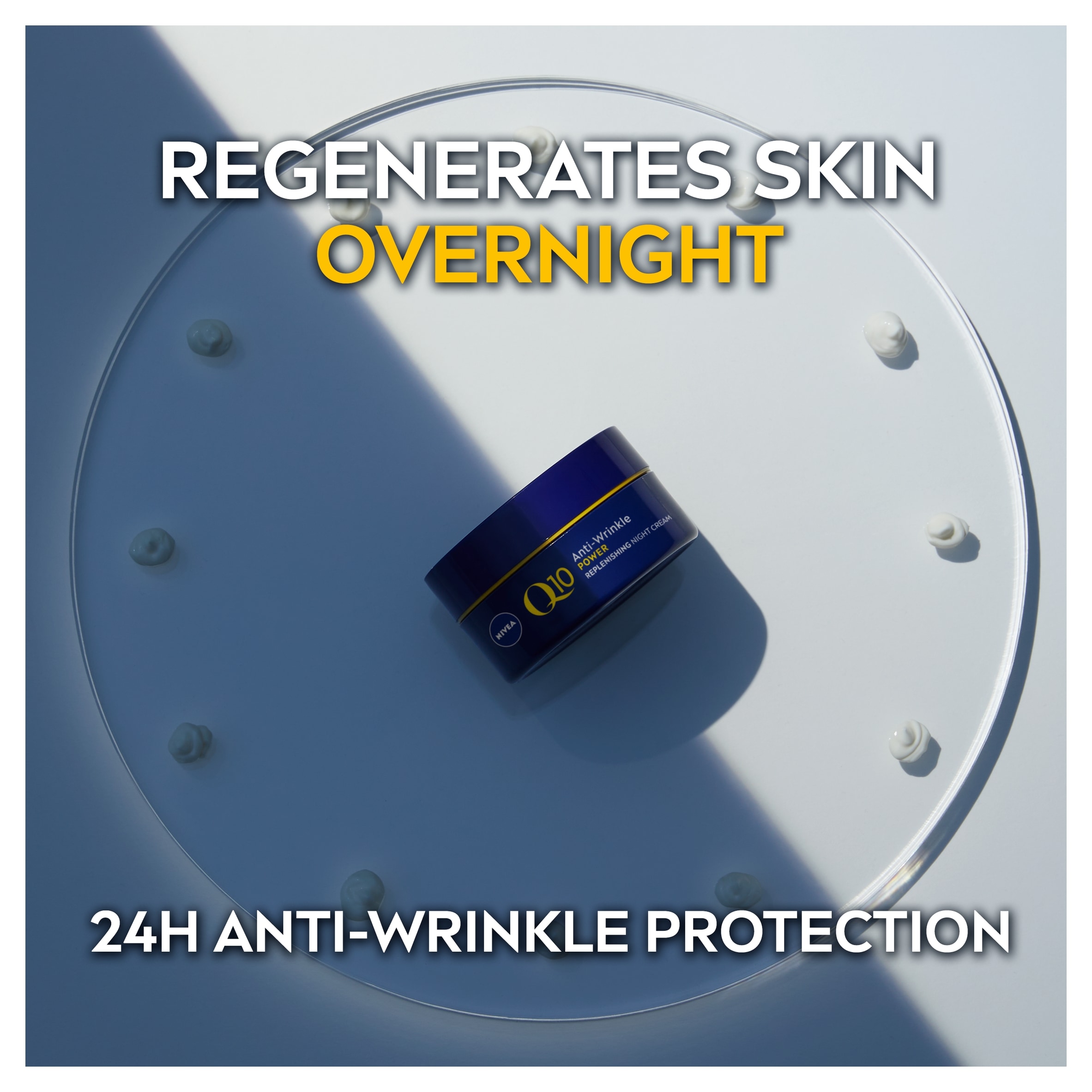 NIVEA Q10 Power Anti-Wrinkle Night Cream Moisturiser 50ml thumbnail 2