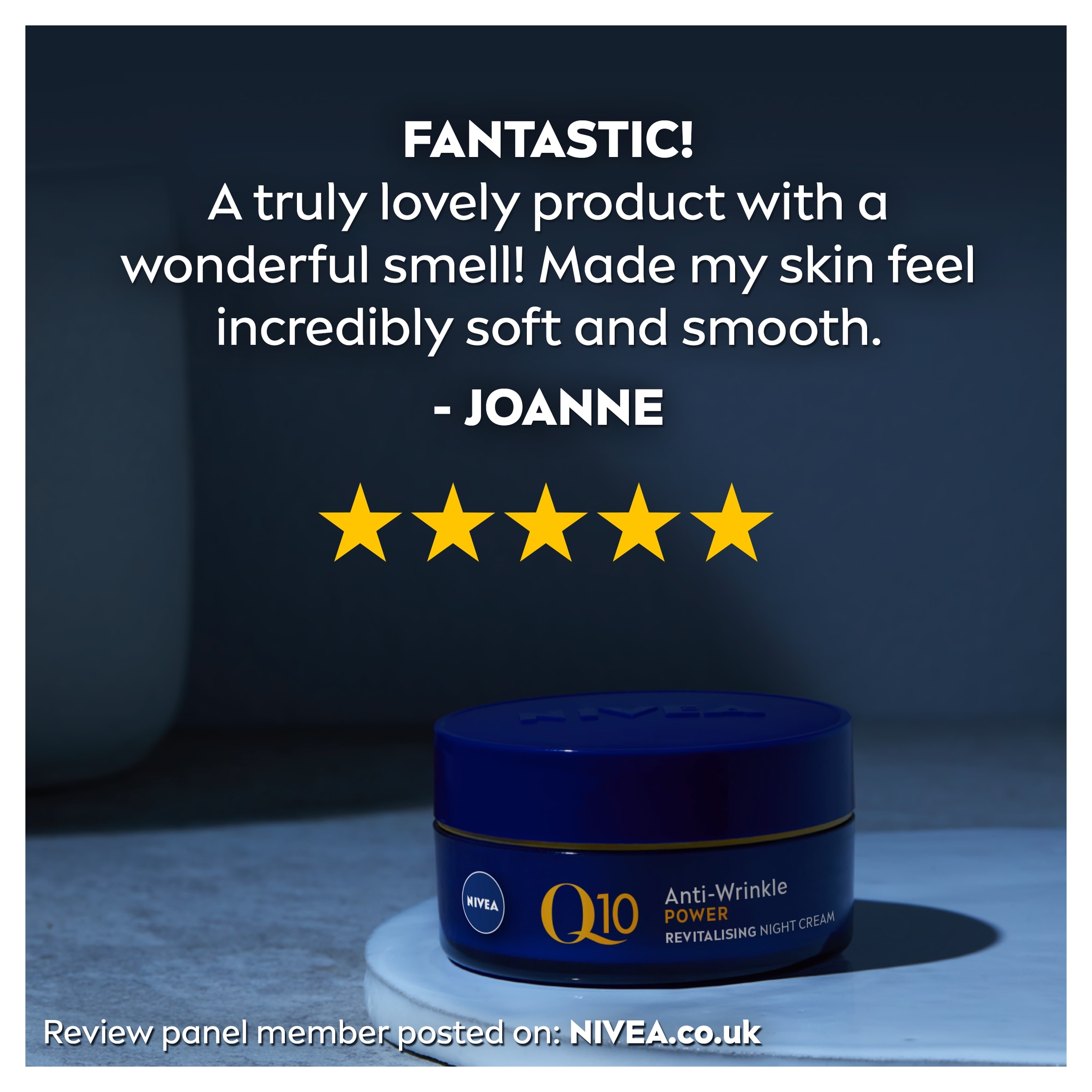NIVEA Q10 Power Anti-Wrinkle Night Cream Moisturiser 50ml thumbnail 5