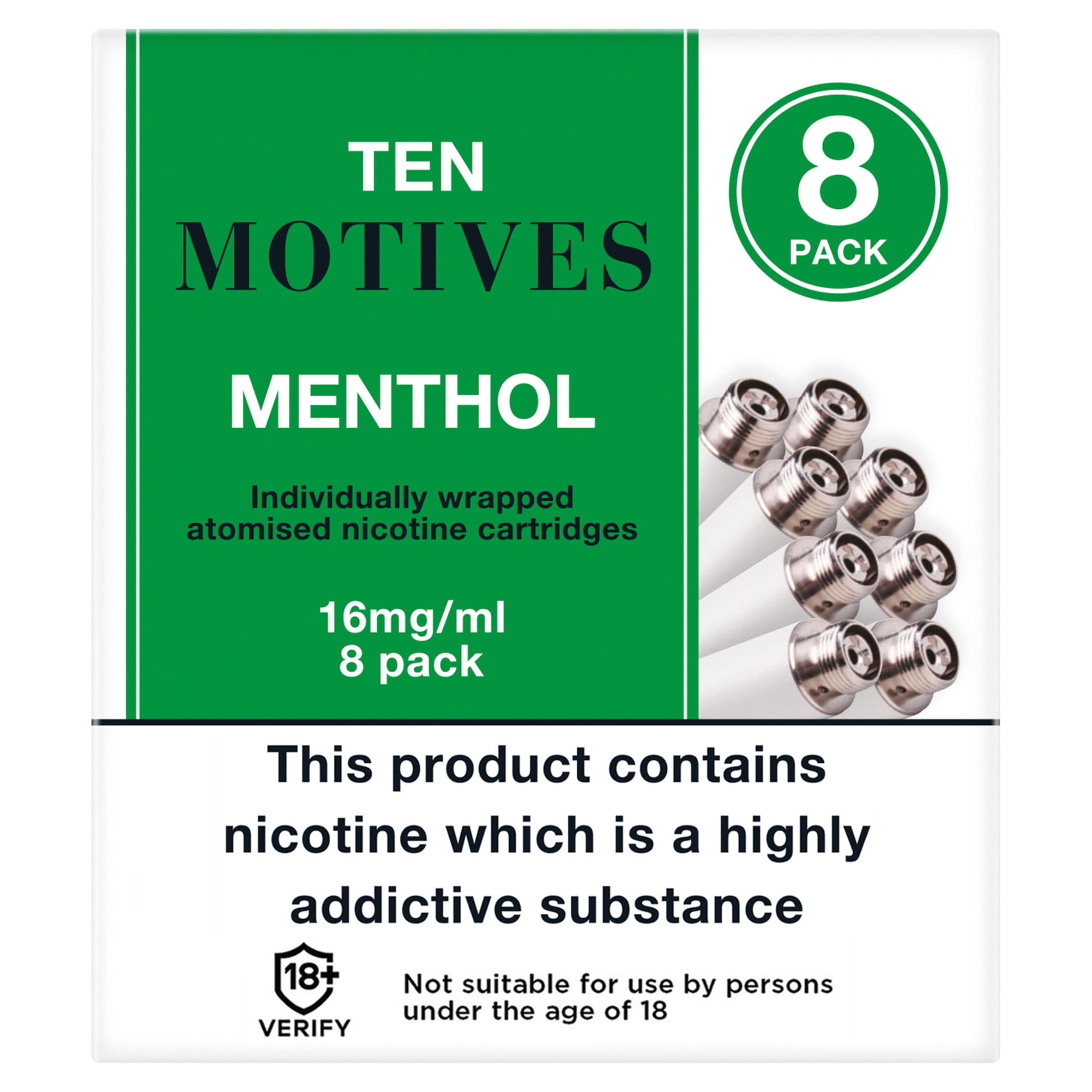 Ten Motives 8 Menthol