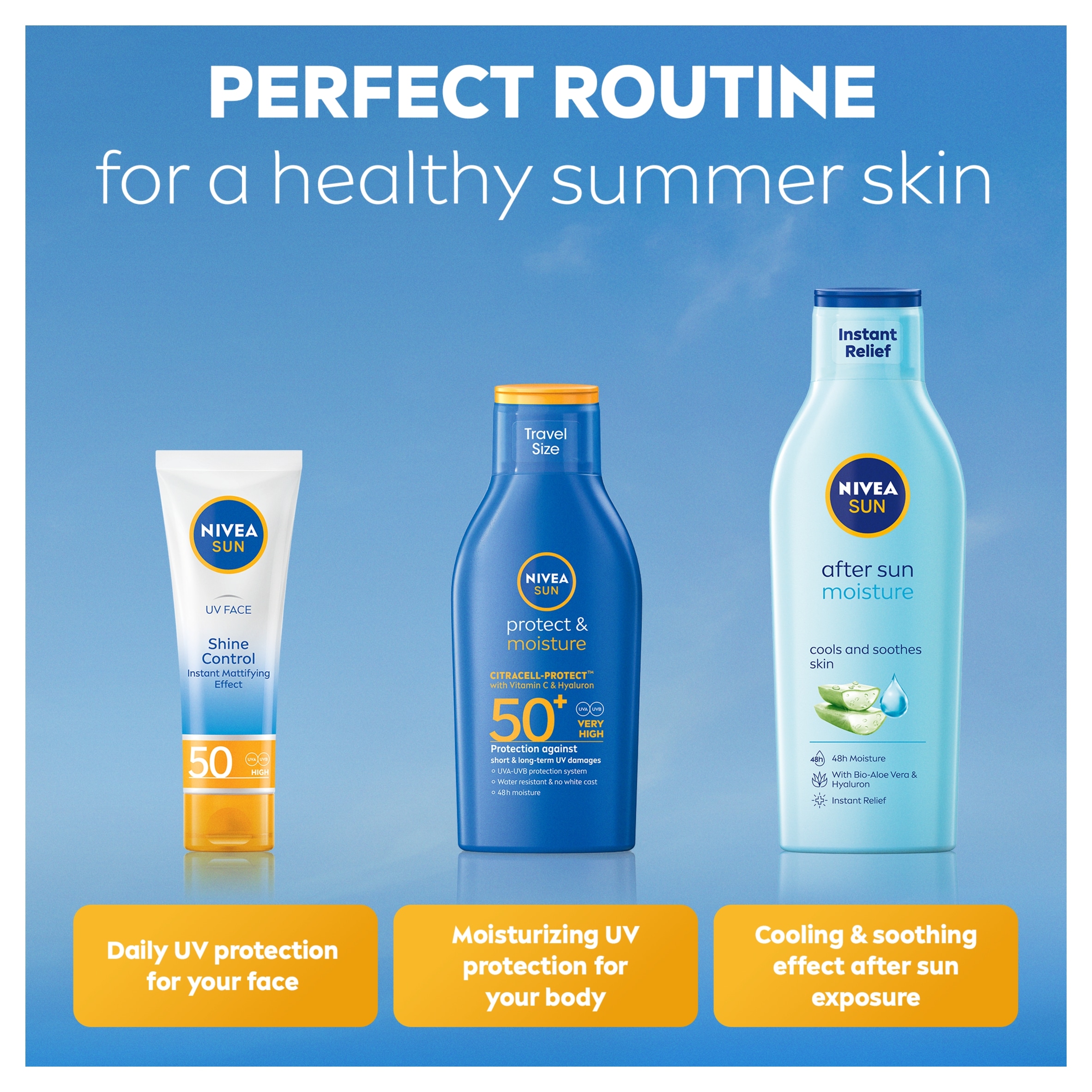 Nivea Sun Lotion Travel Size Spf50+ 100Ml thumbnail 5