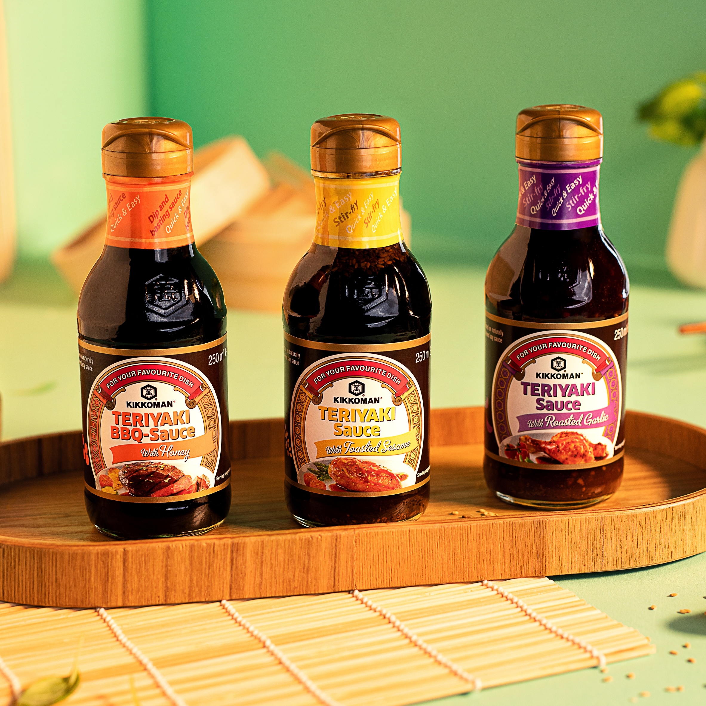 Kikkoman Teriyaki Sauce Sesame 250Ml thumbnail 4