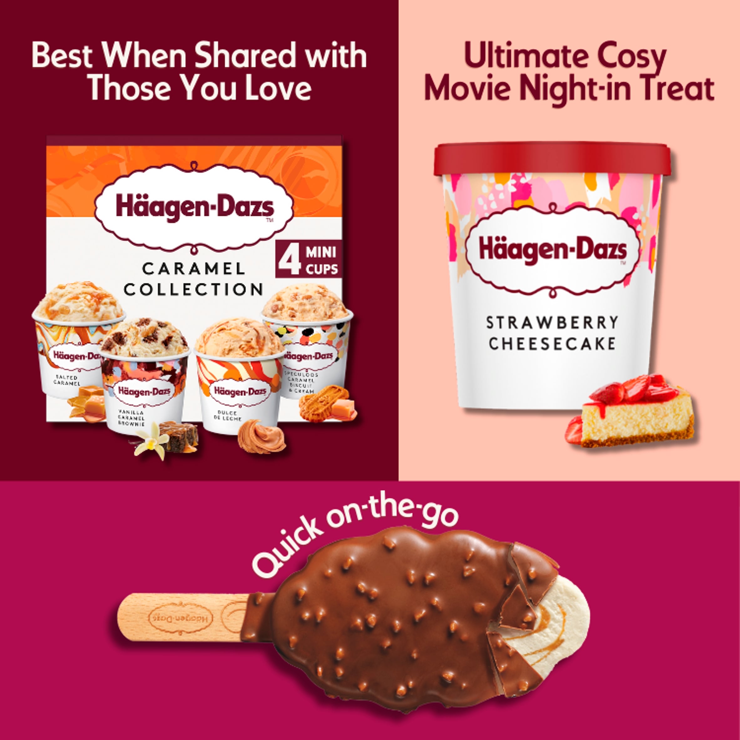 Haagen-Dazs Ice Cream - Strawberry Cheesecake 460ml thumbnail 5