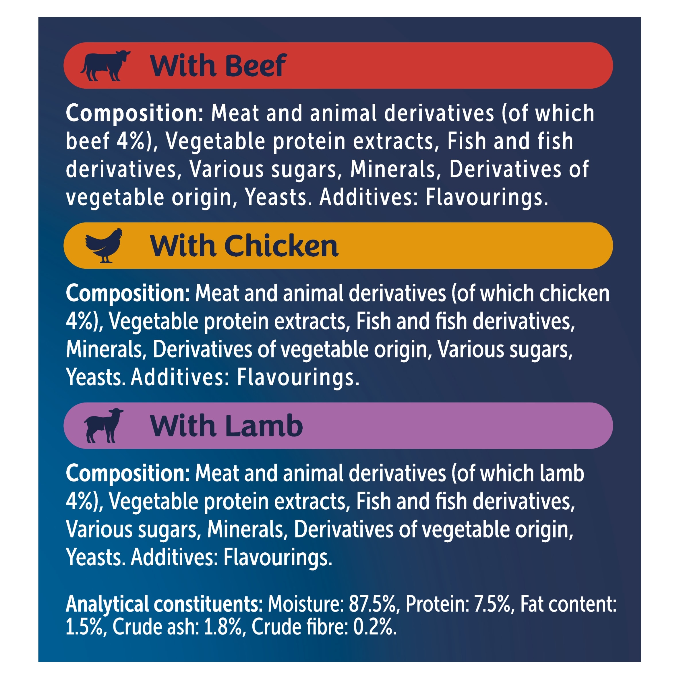 FELIX Soup Farm Selection Chicken; Beef and Lamb Wet Cat Food 6x48g thumbnail 3