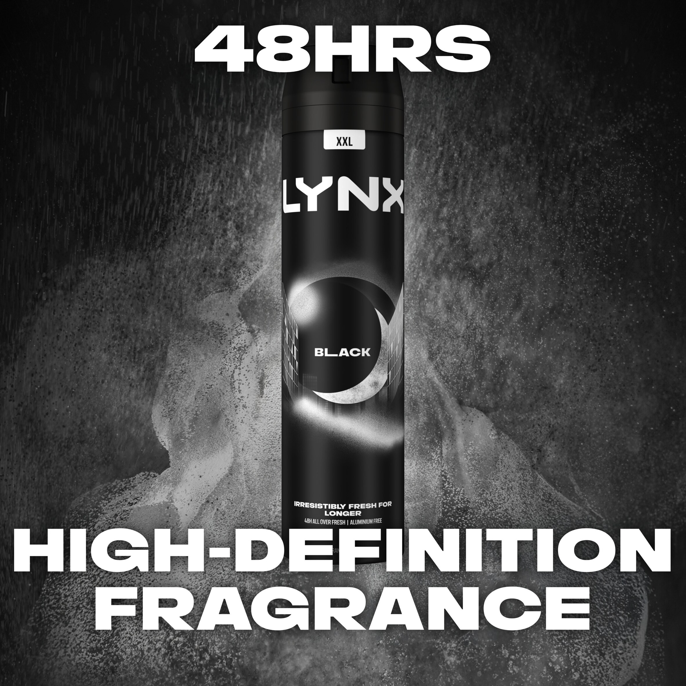 Lynx Black 48h Deodorant Bodyspray for Men 250ml thumbnail 4