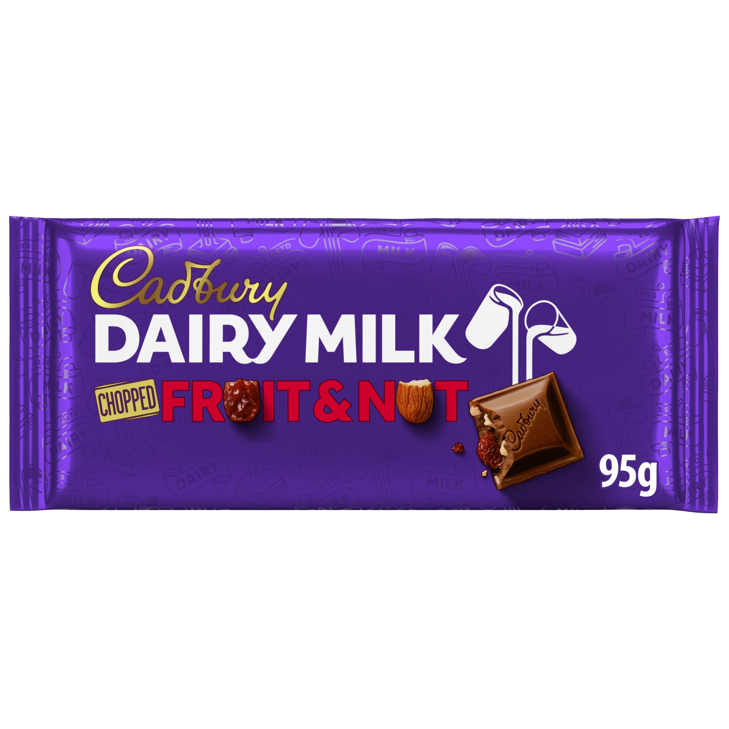 Cadbury Dairy Milk Fruit & Nut Chopped 95G (R)