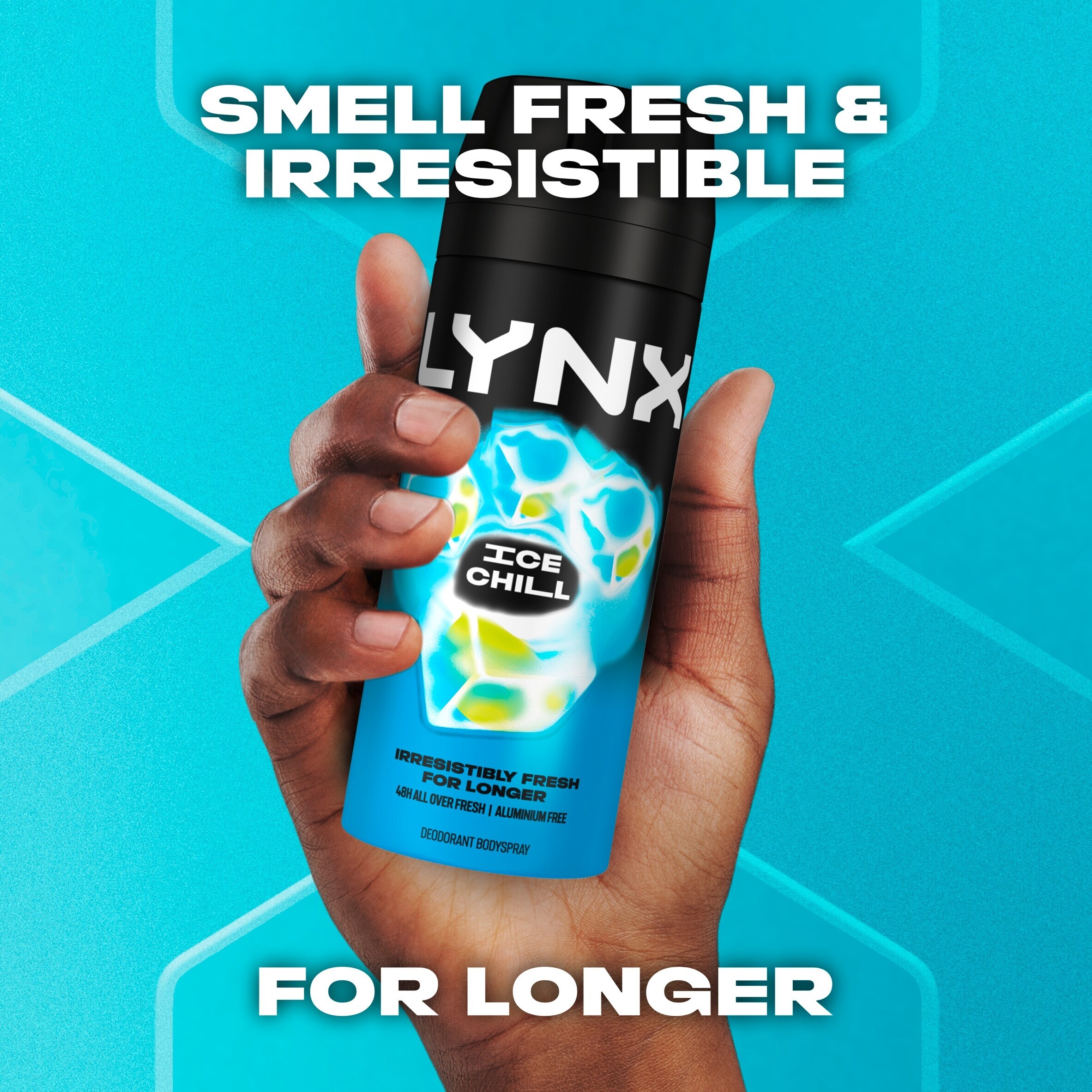 Lynx Ice Chill 48h Deodorant Bodyspray for Men 150ml thumbnail 2