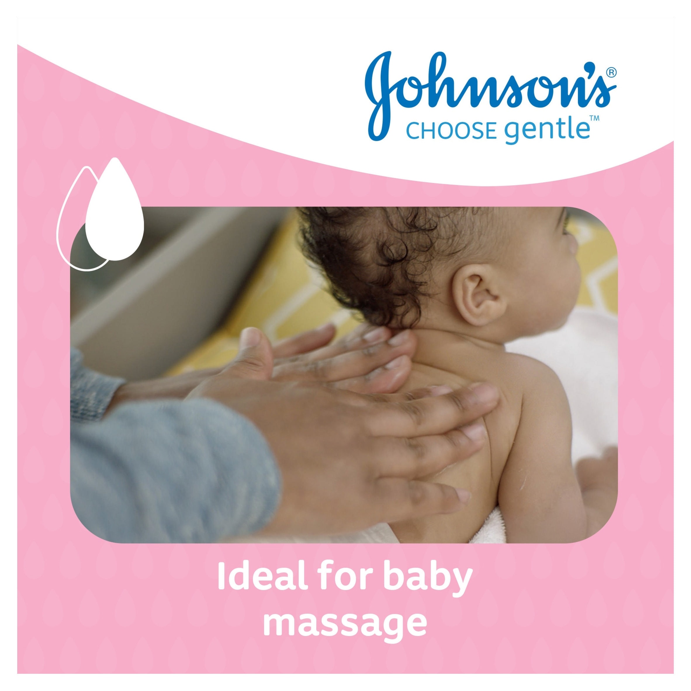 Johnson's Baby Oil 500 ml Moisturising Baby Oil to Protect Delicate Skin thumbnail 3