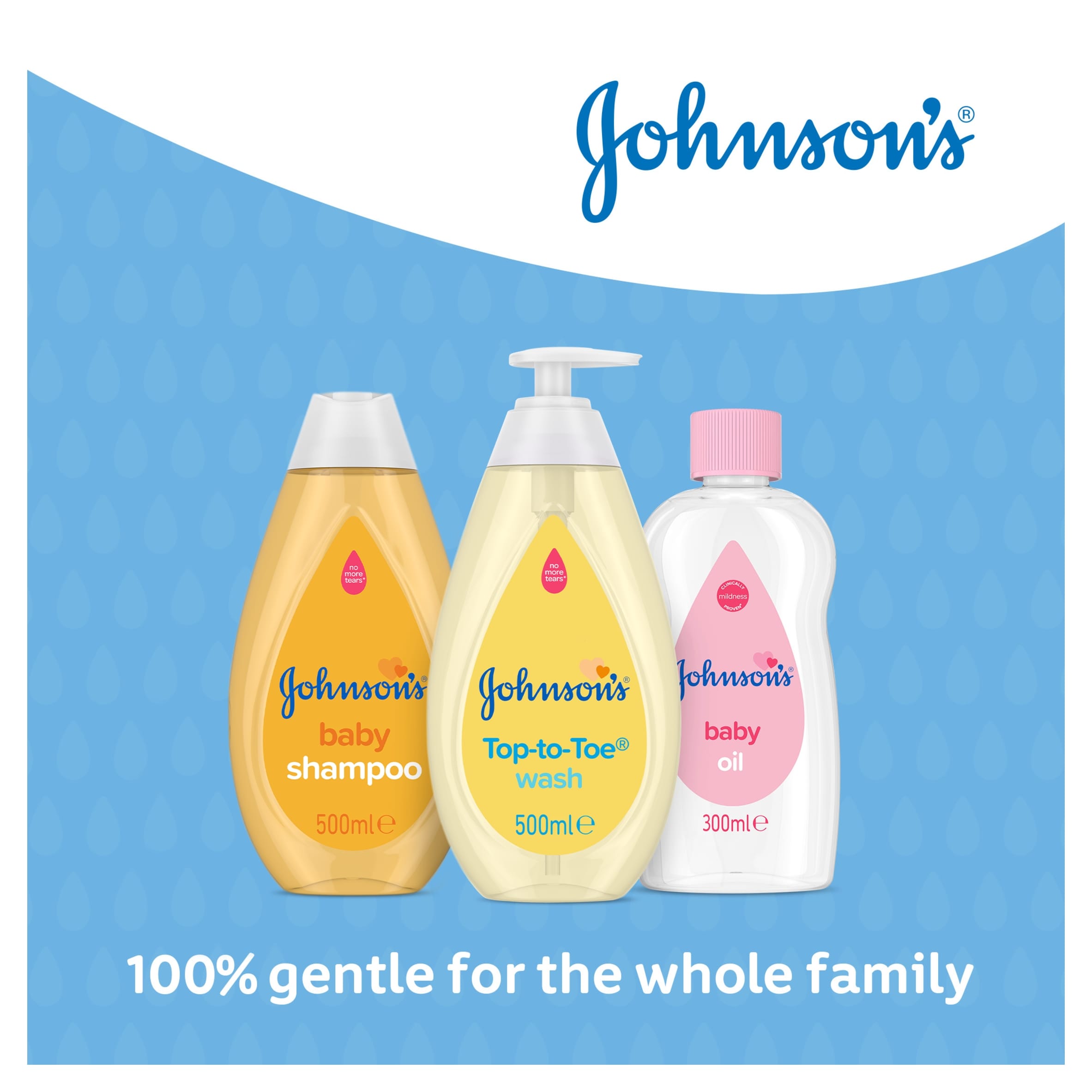 Johnson's Top-To-Toe Wash 500ml thumbnail 3