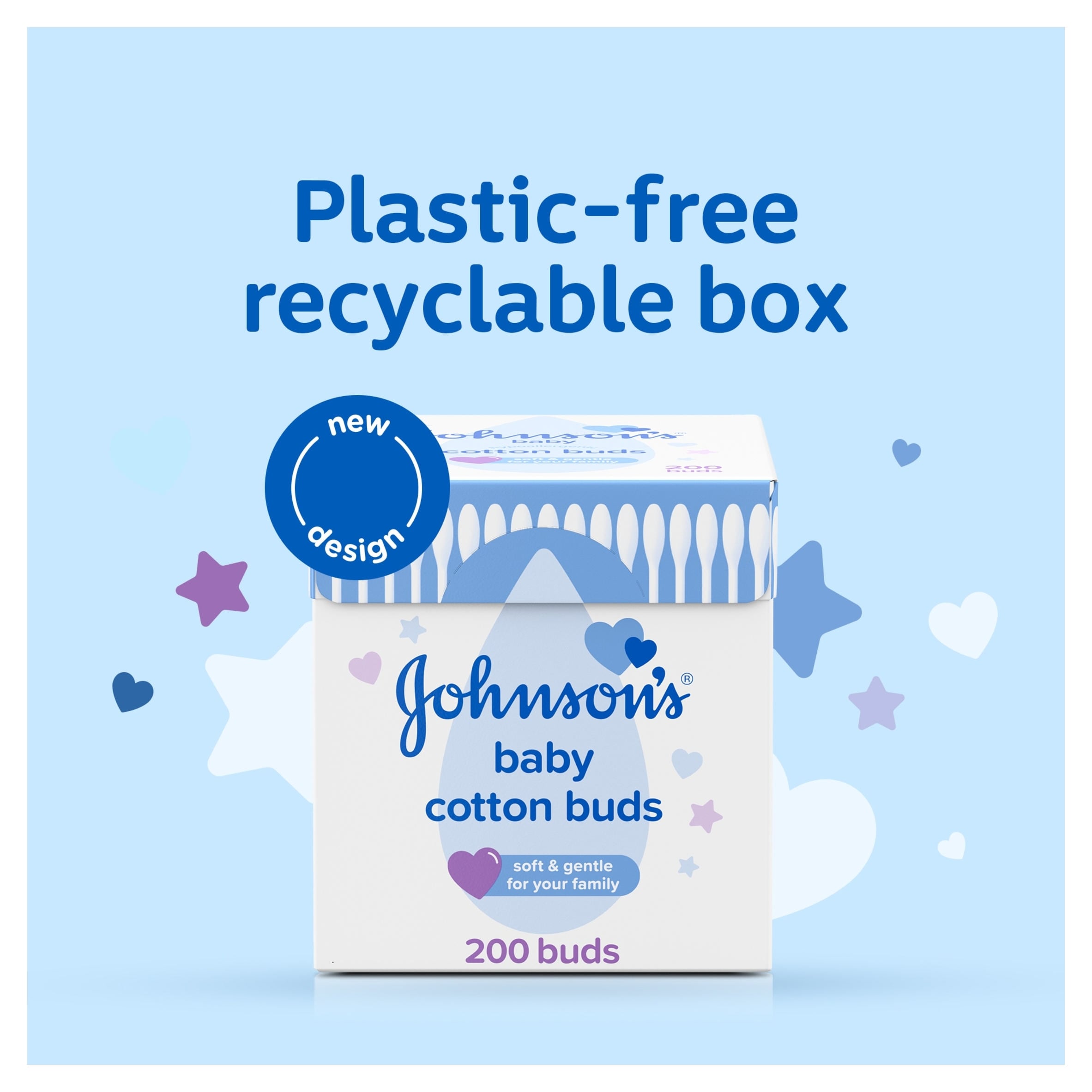 Johnson's Baby Cotton Buds 200 Pack thumbnail 5
