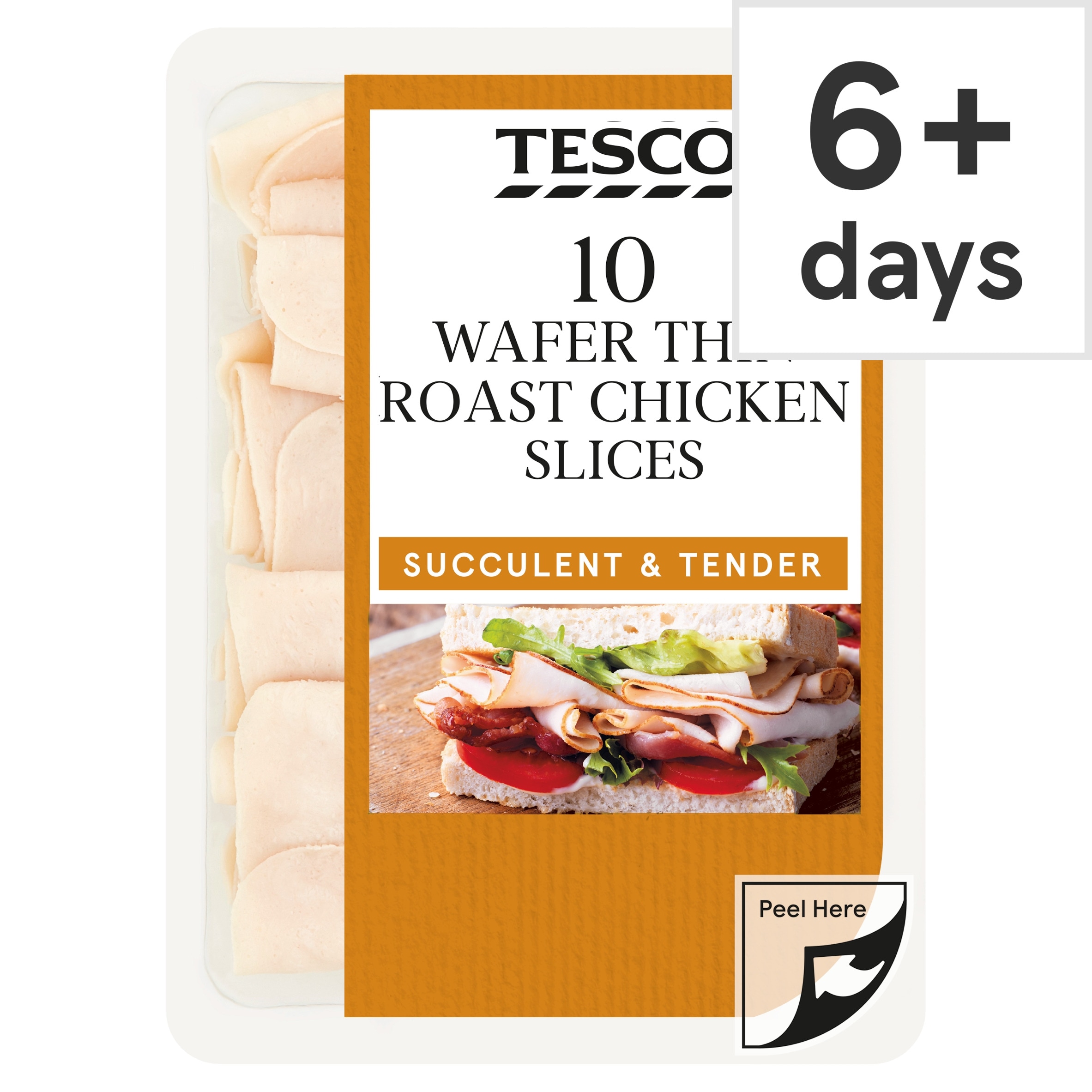 Tesco Wafer Thin Roast Chicken Slices 125g